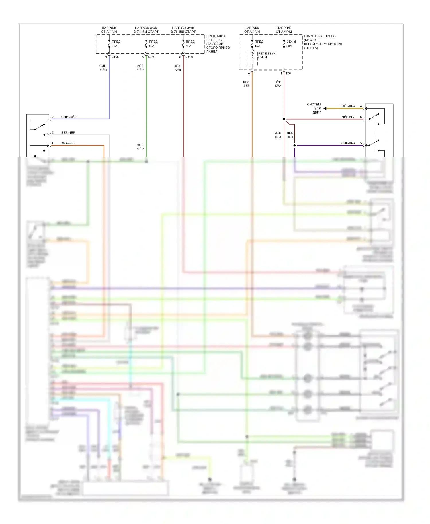 Impreza Subaru GD/GC/GG рестайлинг 2 (2005-2007): 2,5л турбо, электросхема круиз-контроля 