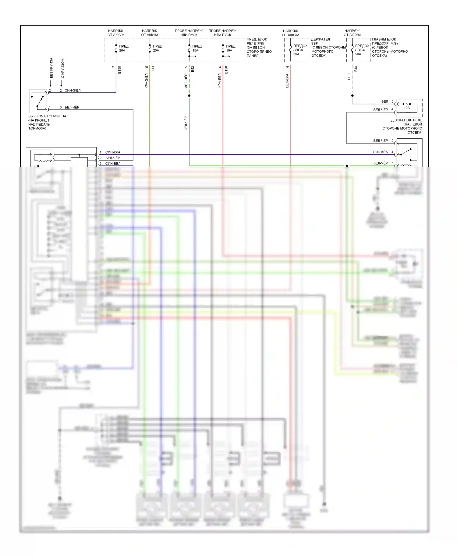 Impreza Subaru GD/GC/GG рестайлинг (2002-2005): Антиблокировочная система abs электросхема 