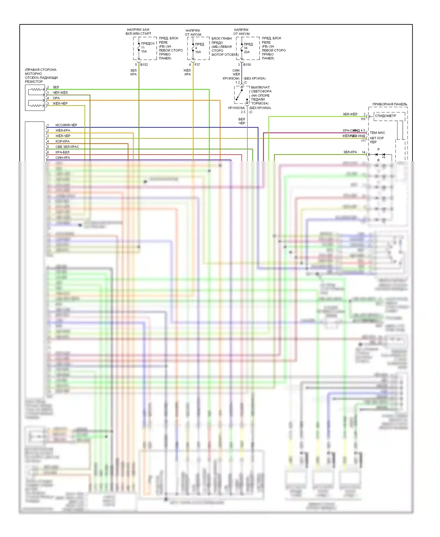 Impreza Subaru GD/GC/GG рестайлинг (2002-2005): 2.5l, электросхема автоматической коробки передач 