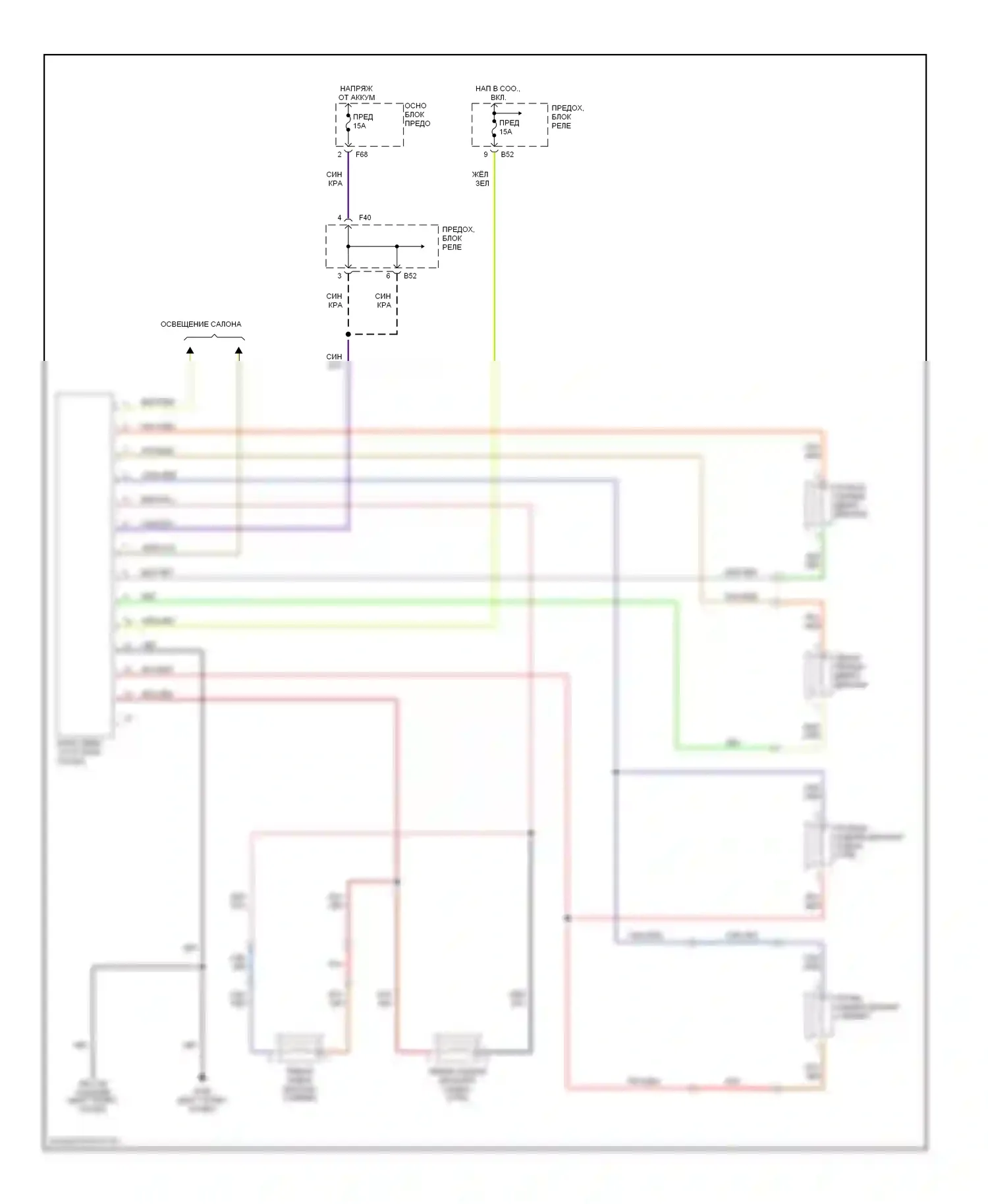Impreza Subaru GD/GC/GG (2000-2002): Магнитола электросхем 
