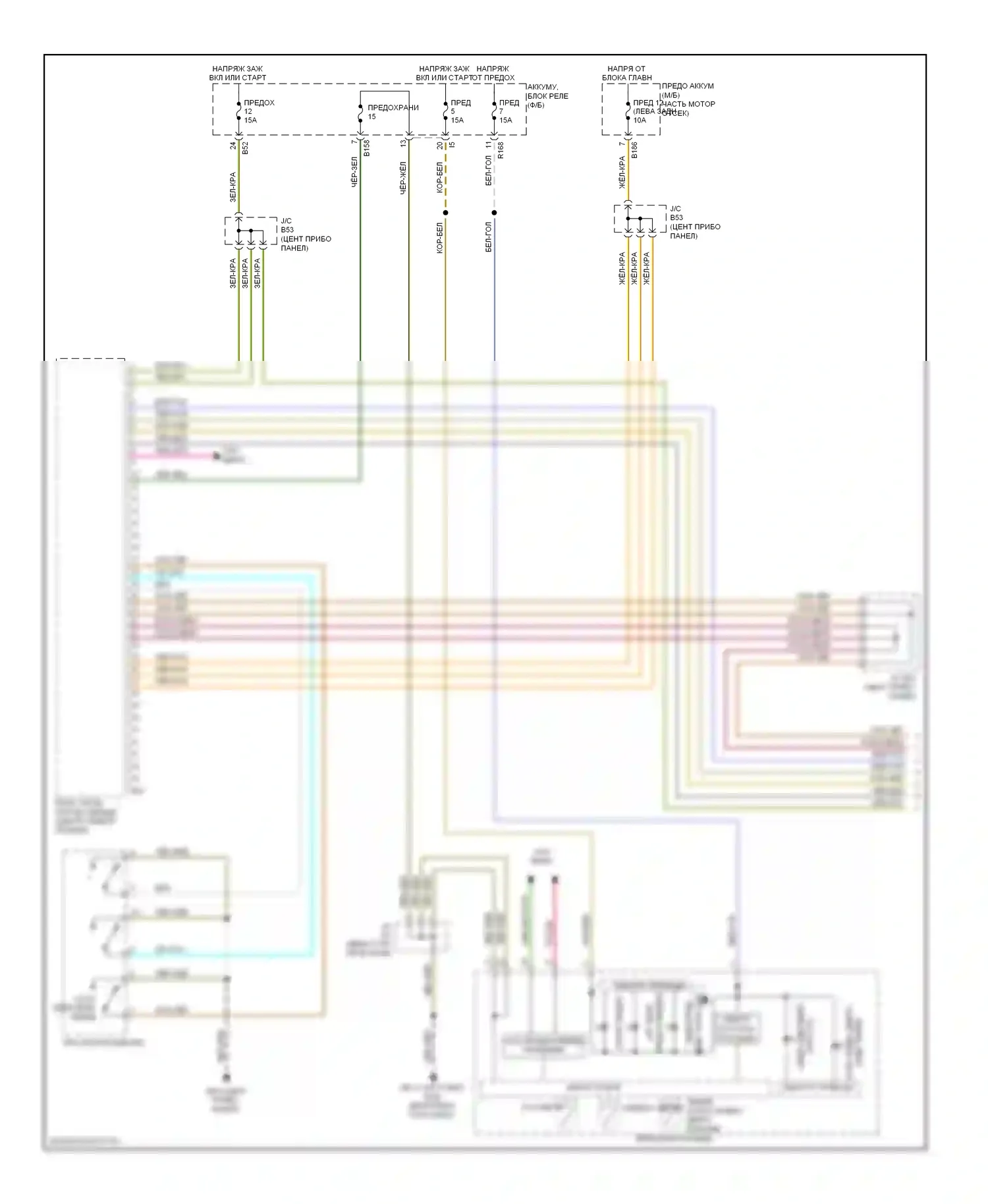 Impreza Subaru GH (2007-2011): Электросхема автоматической коробки передач (1 из 2) 