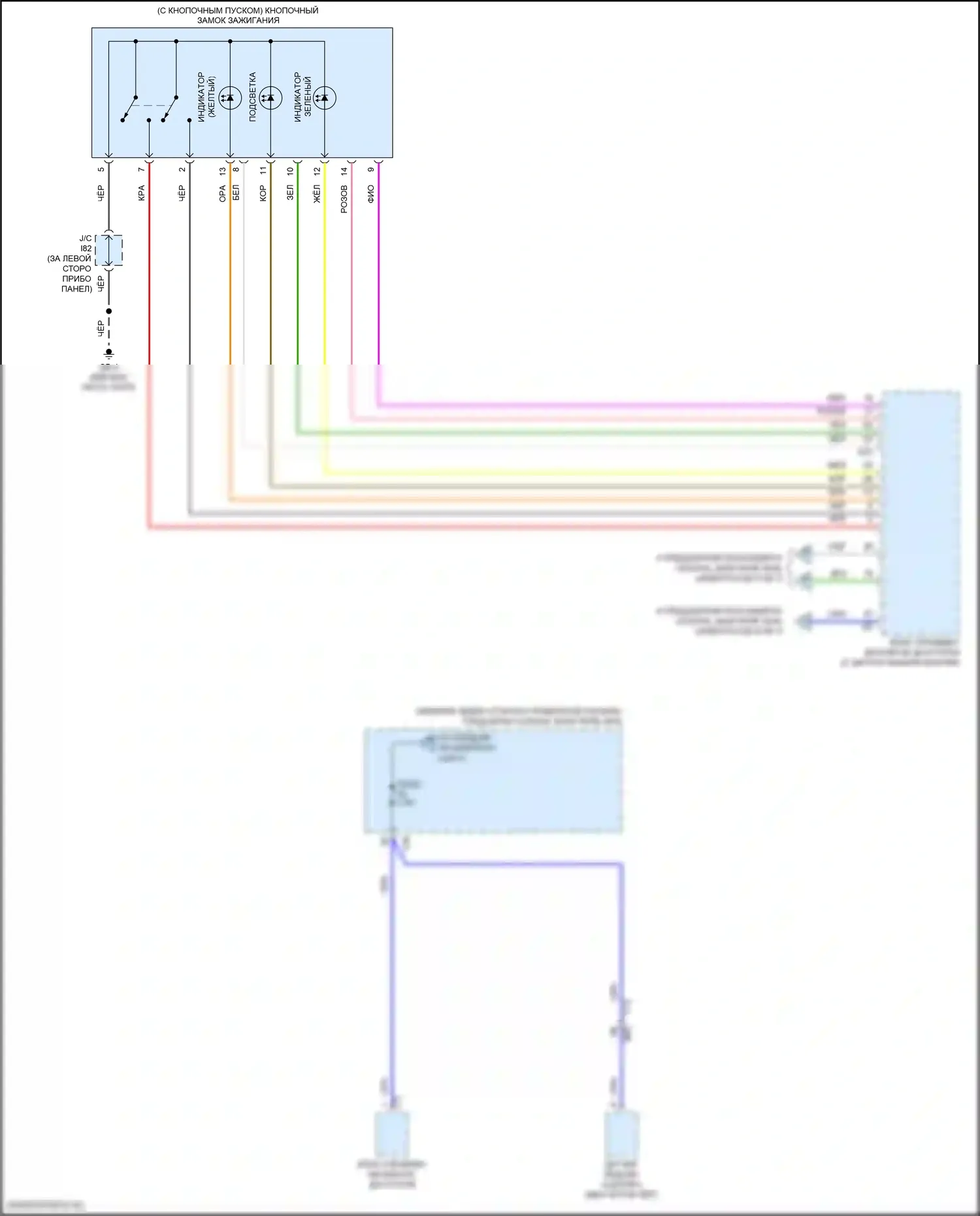 Impreza Subaru GK2 рестайлинг (2019-2023): Электросхема блока предохранителей реле (7 из 7) 