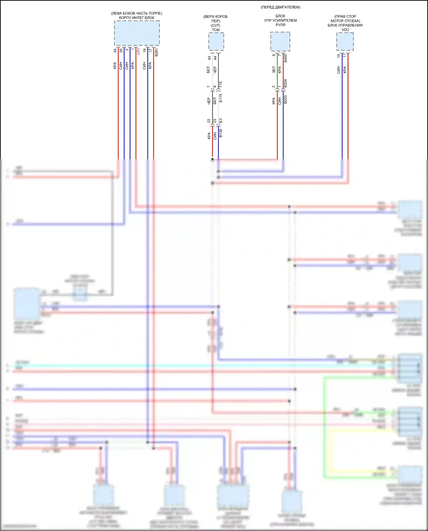 Impreza Subaru GK2 (2016-2019): Can шина электросхема (2 из 2) 