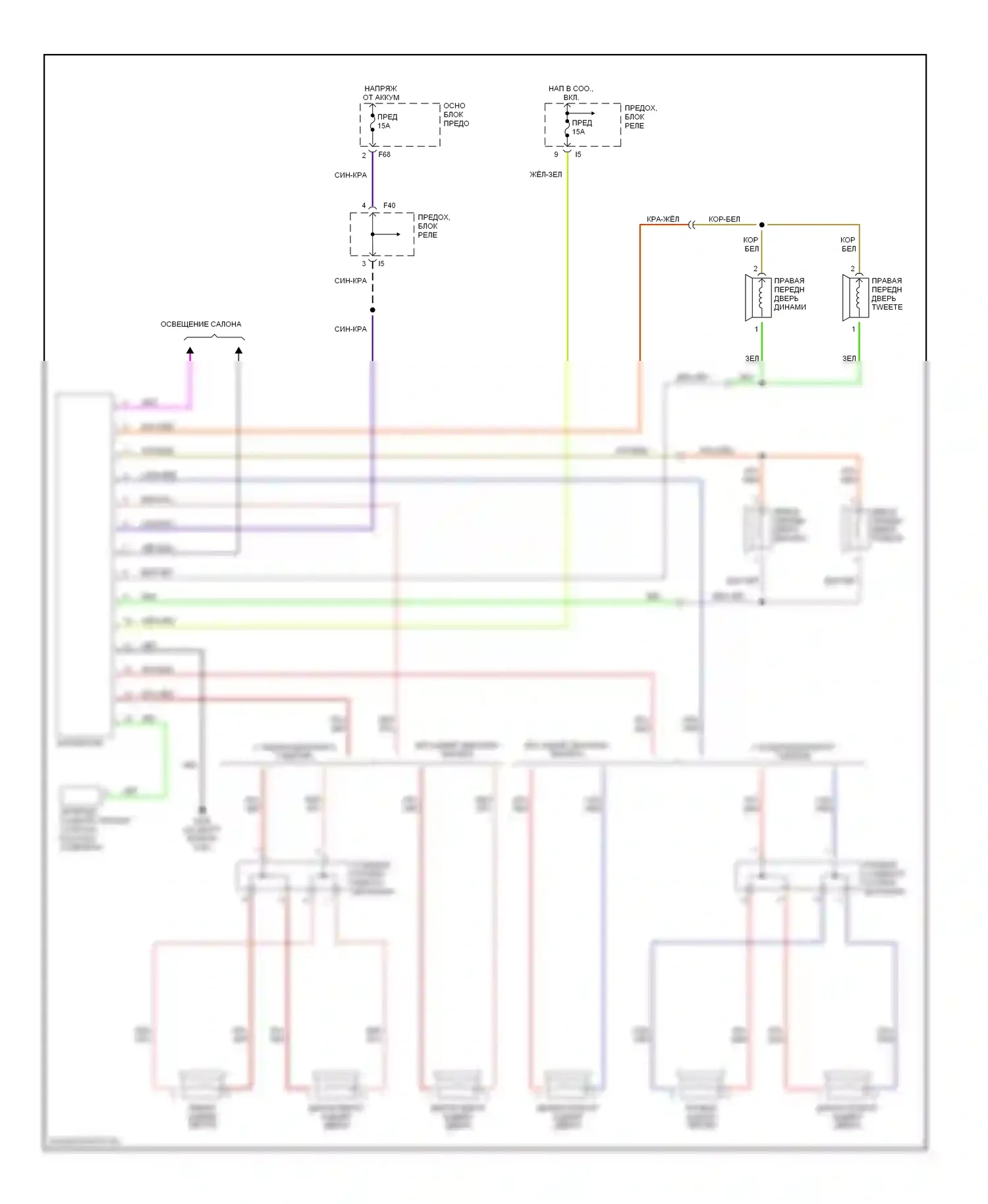 Outback Subaru BH (1999-2003): Магнитола- электросхемы, без звука macintosh 