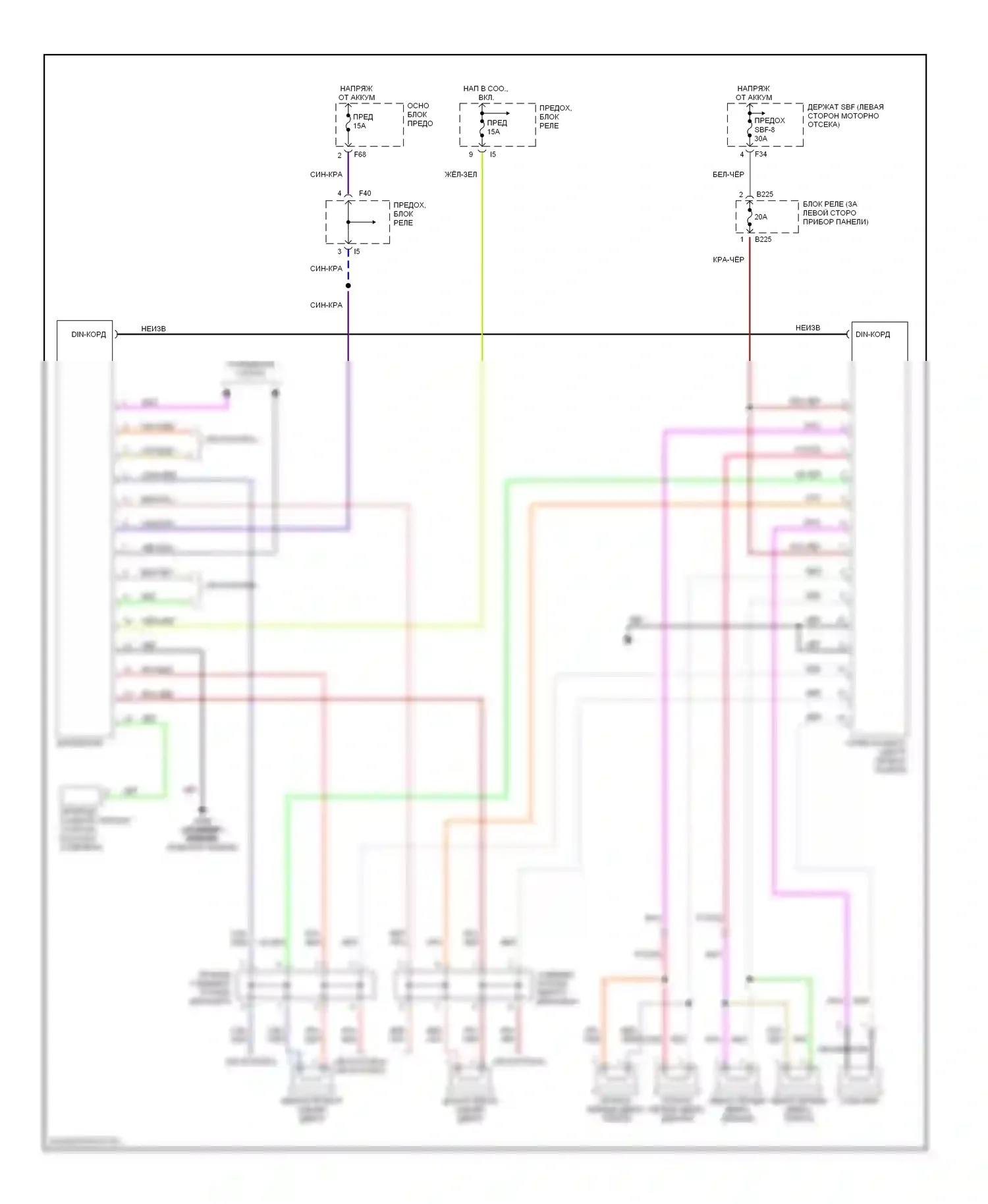 Outback Subaru BH (1999-2003): Магнитола- электросхемы, с аудио macintosh 