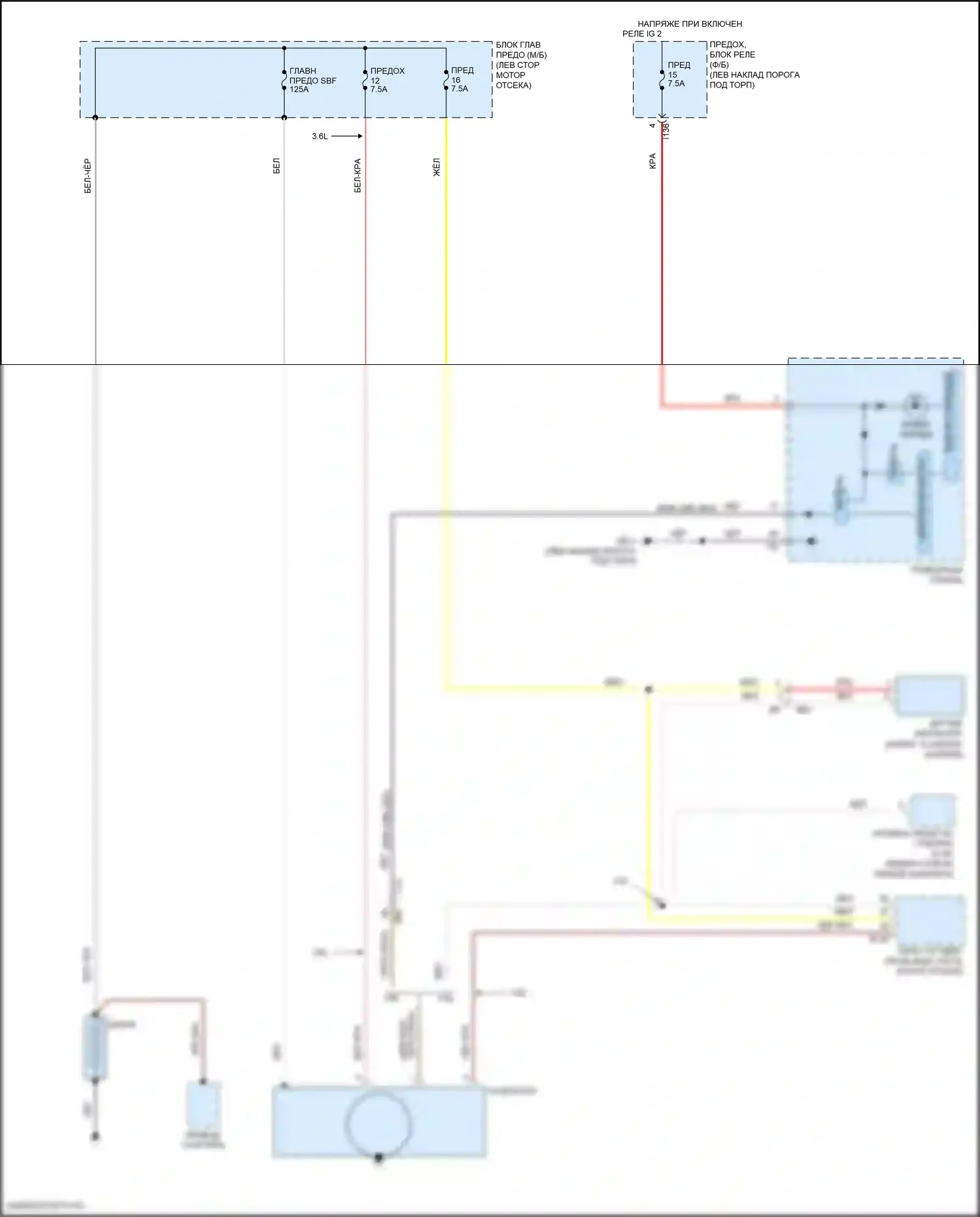 Outback Subaru BS рестайлинг (2017-2021): Электросхема генератора 