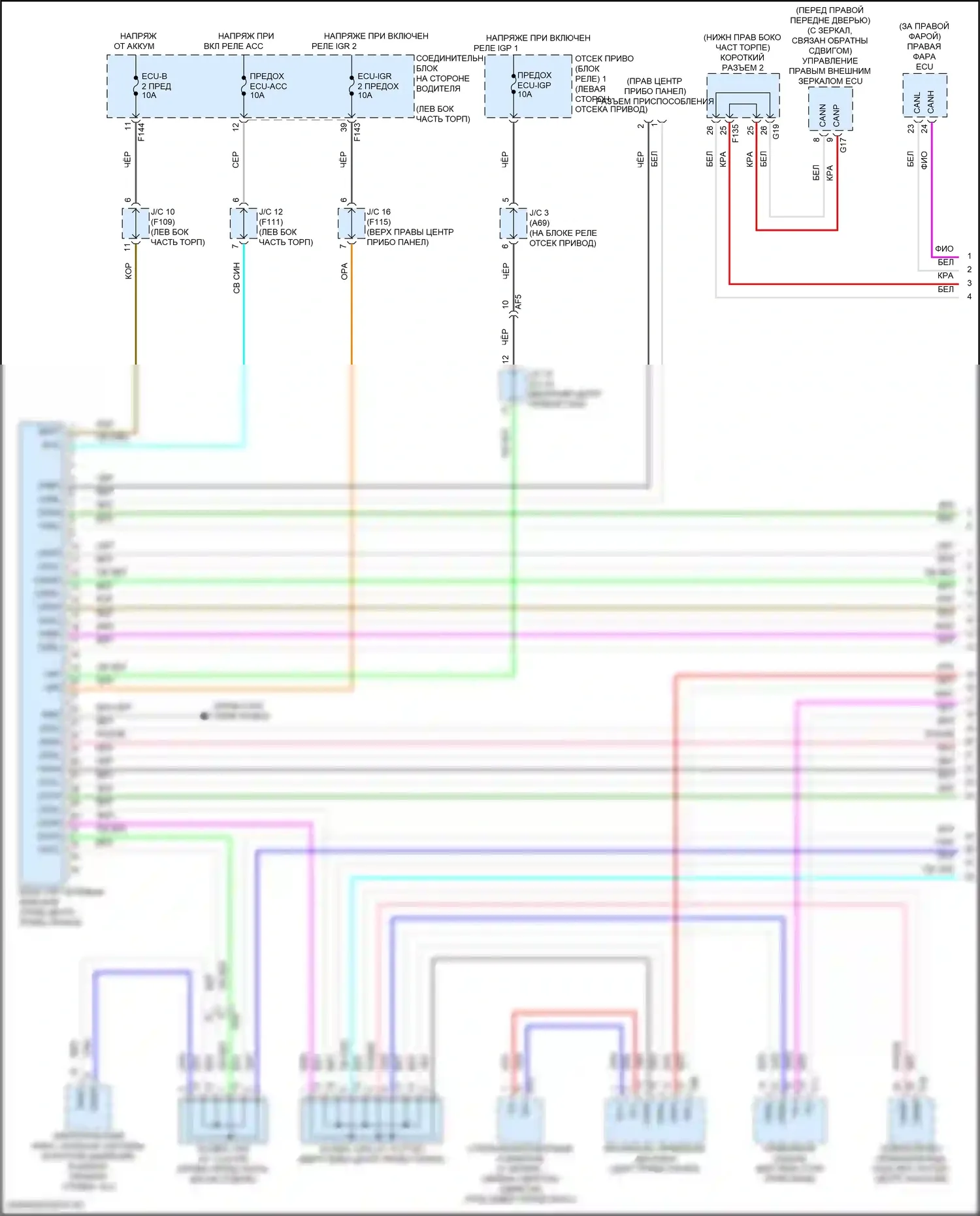 Solterra Subaru I (2022-2024): Can шина электросхема (1 из 7) 