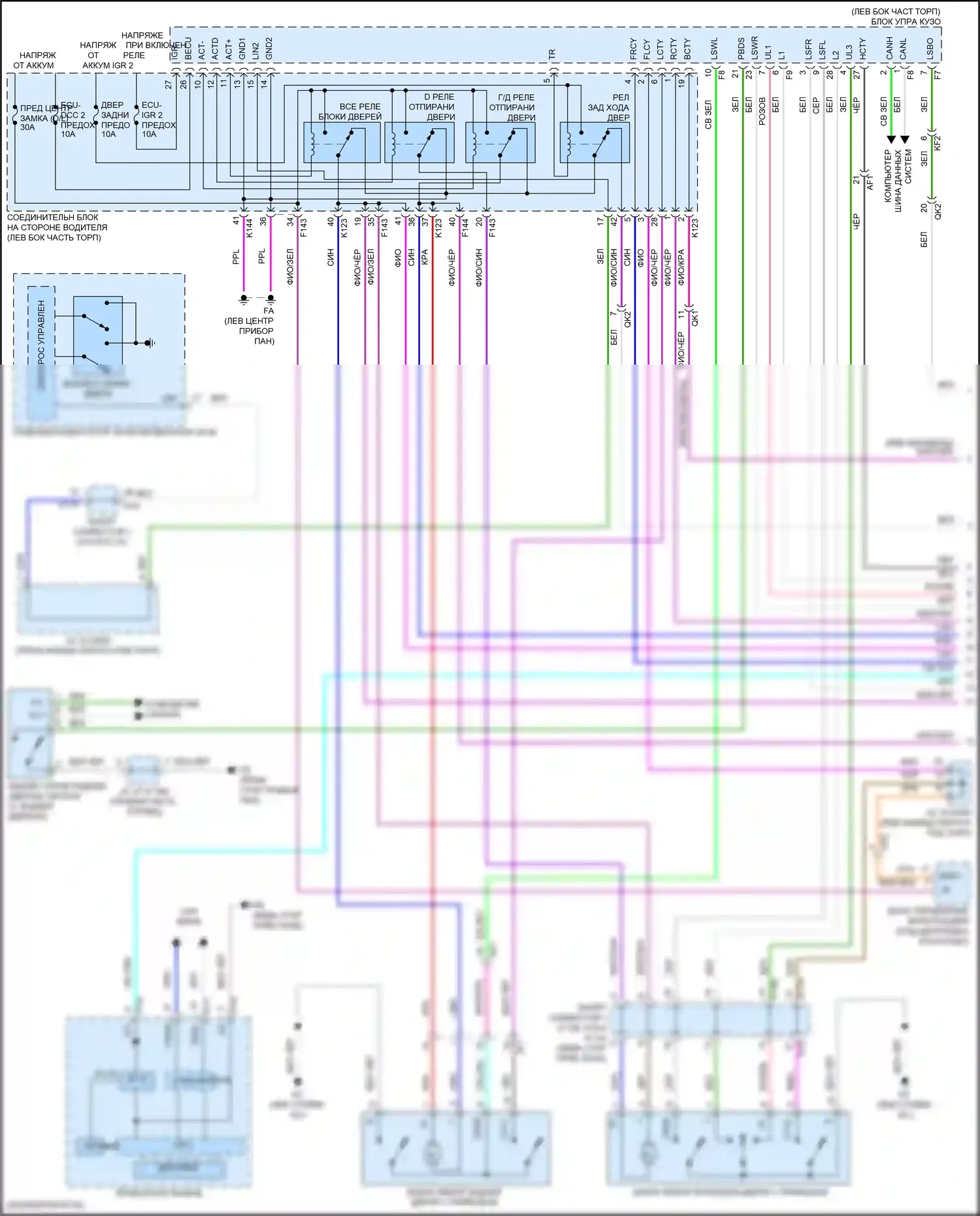 Solterra Subaru I (2022-2024): Электросхема с защитой от взлома, без системы интеллектуальных ключей (1 из 2) 