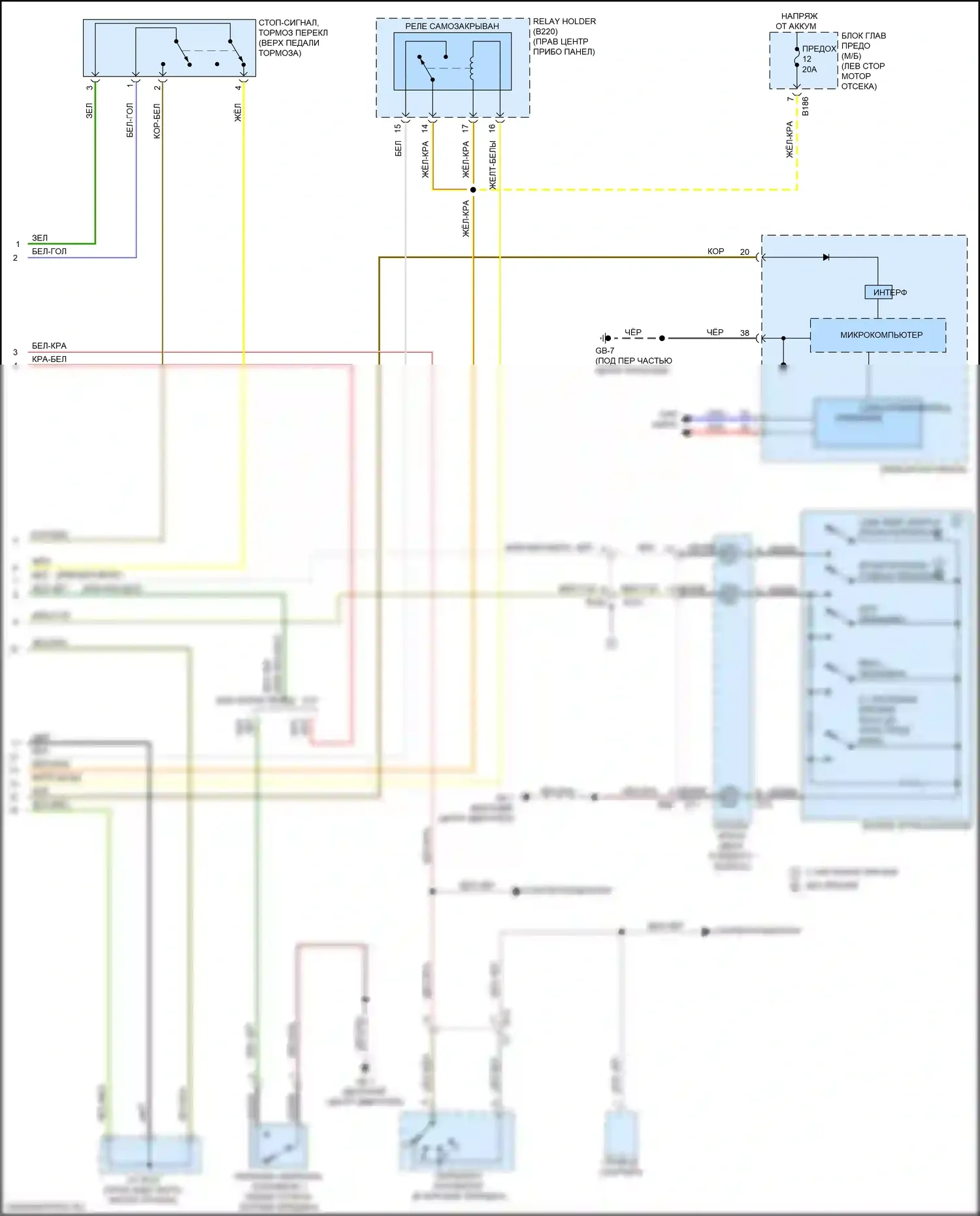 WRX STI Subaru VA рестайлинг (2016-2021): 2,0л турбо, электросхема круиз-контроля (2 из 2) 