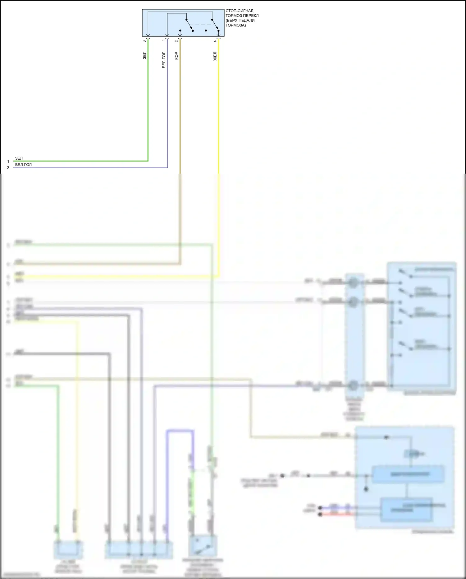 WRX STI Subaru VA рестайлинг (2016-2021): 2.5l турбо, электросхема круиз-контроля (2 из 2) 