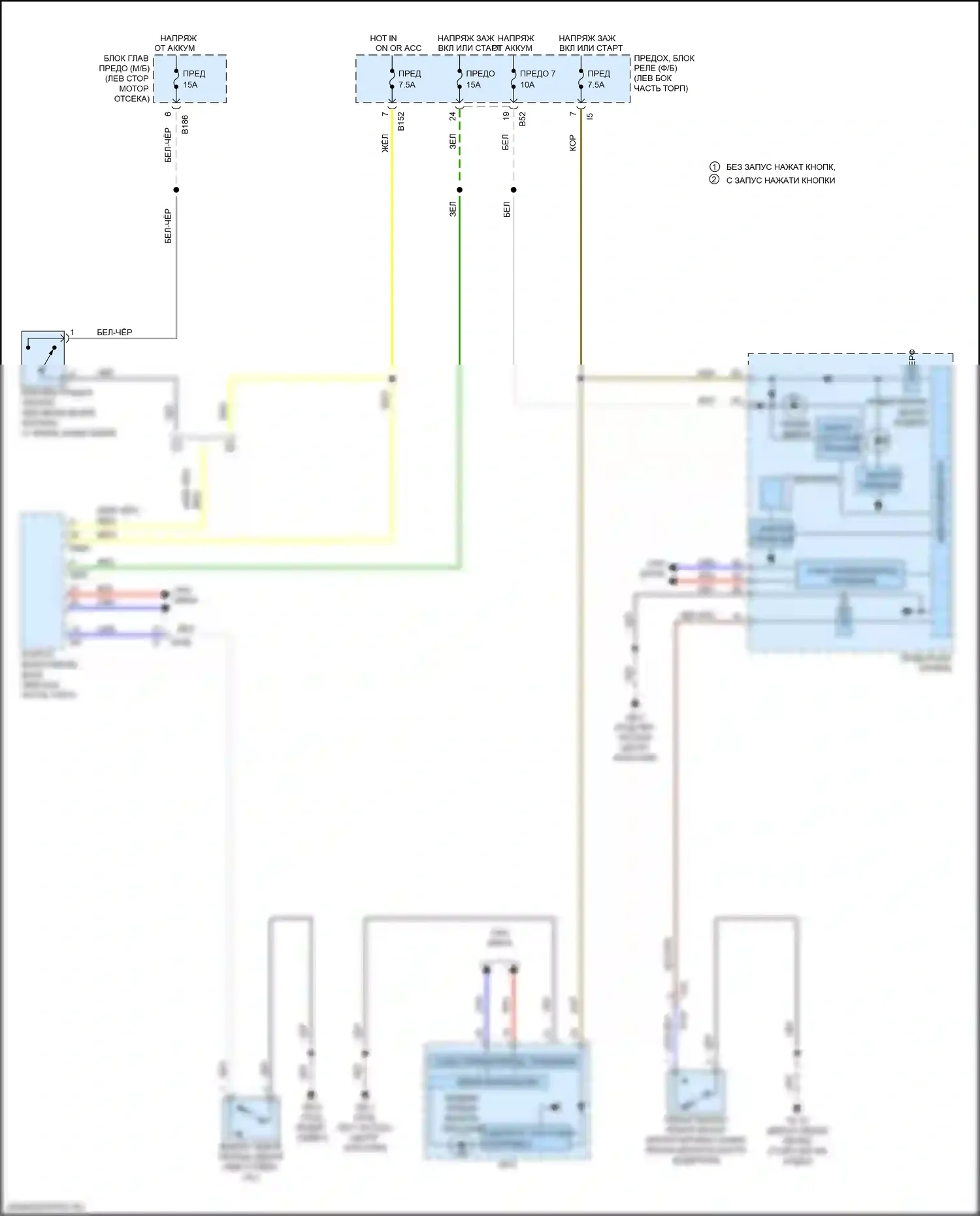 WRX STI Subaru VA рестайлинг (2016-2021): Электросхема утора 