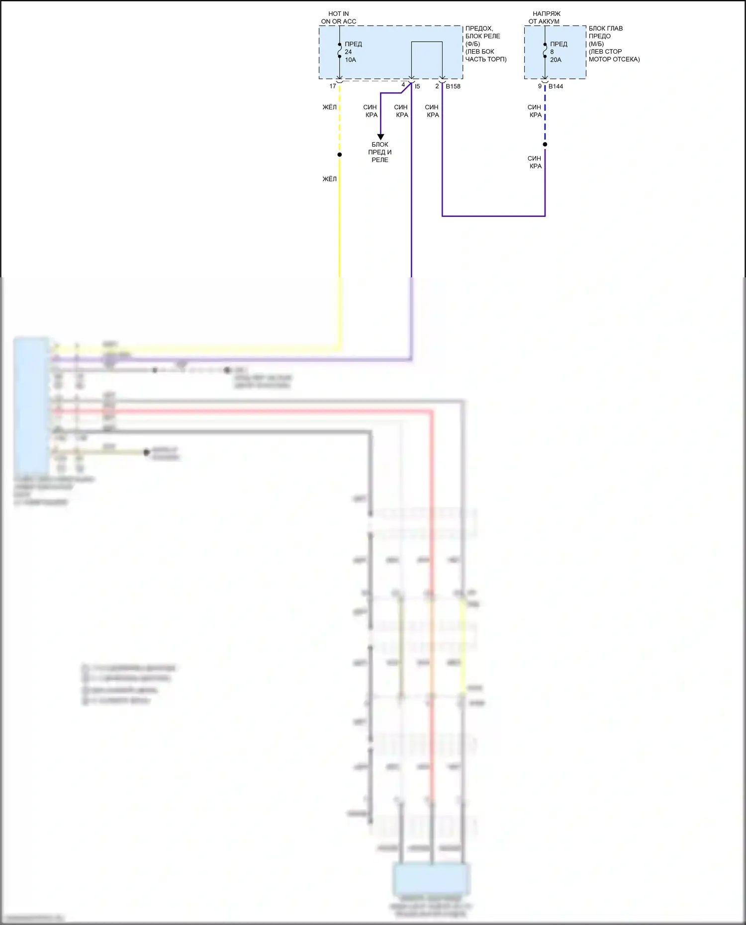 WRX STI Subaru VA рестайлинг (2016-2021): Электросхема камеры заднего вида 