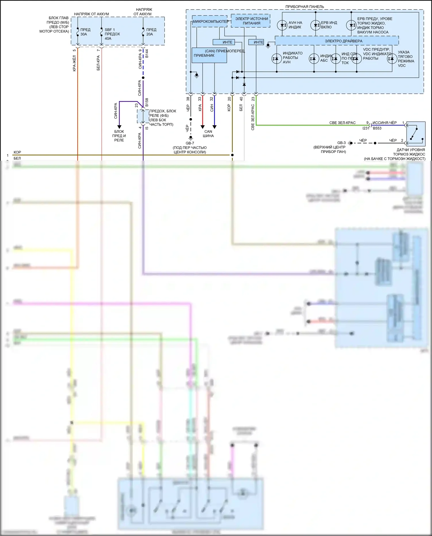 WRX Subaru VA рестайлинг (2016-2021): Антиблокировочная система abs электросхема, со зрением (2 из 2) 