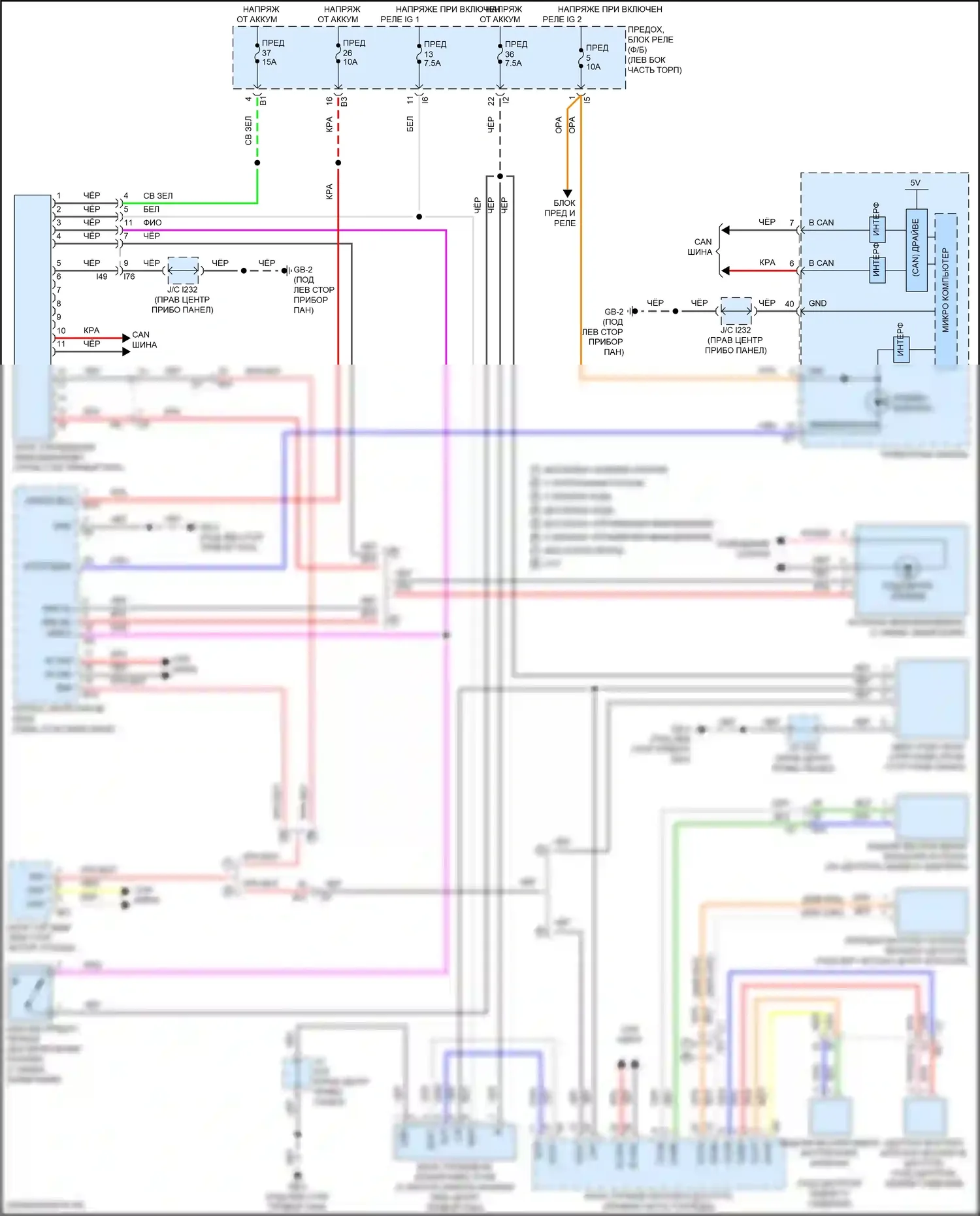 WRX Subaru VB (2021-2024): Электросхема иммобилайзера 