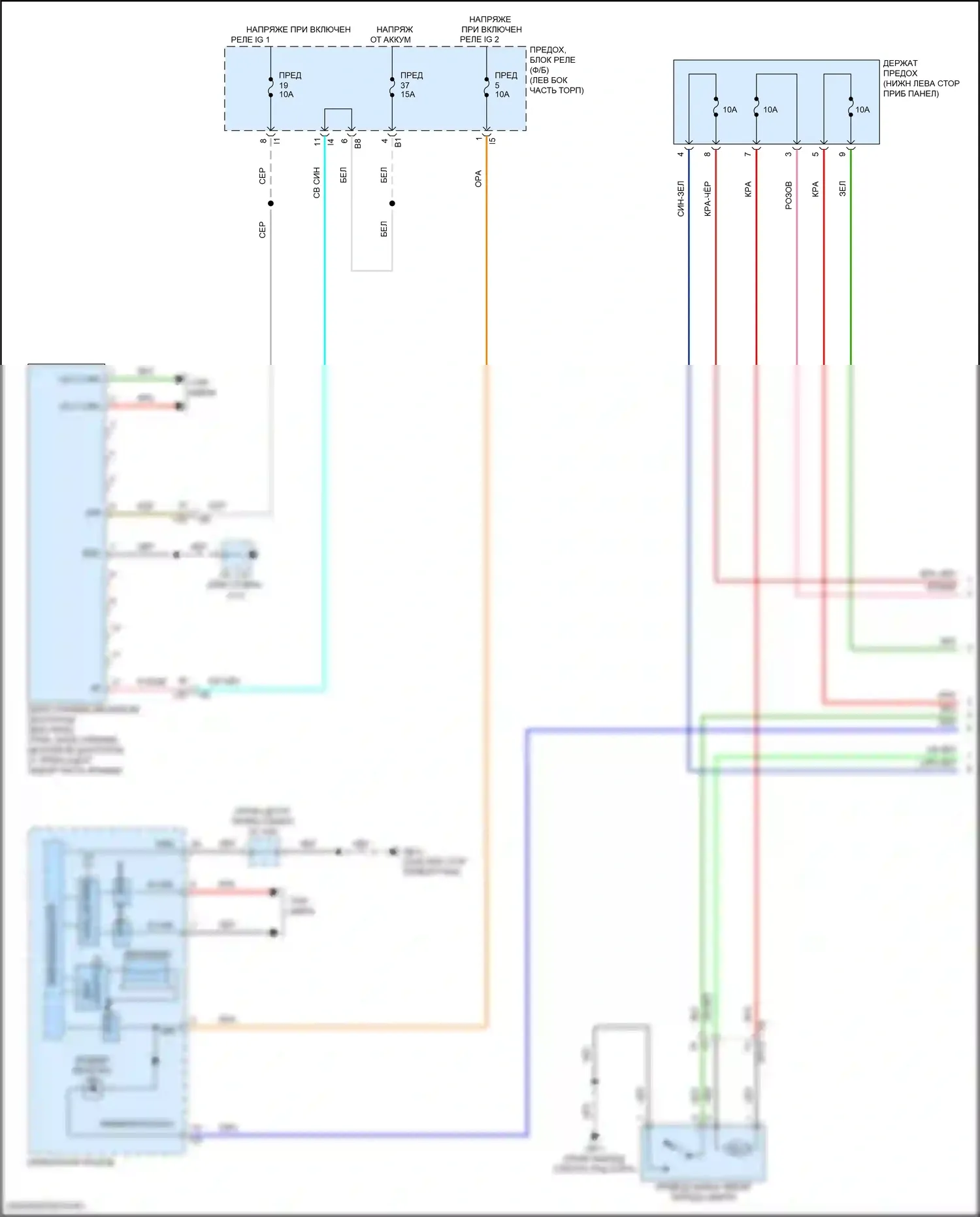 WRX Subaru VB (2021-2024): Электросхема защиты от взлома, без системы бесключевого доступа (1 из 5) 