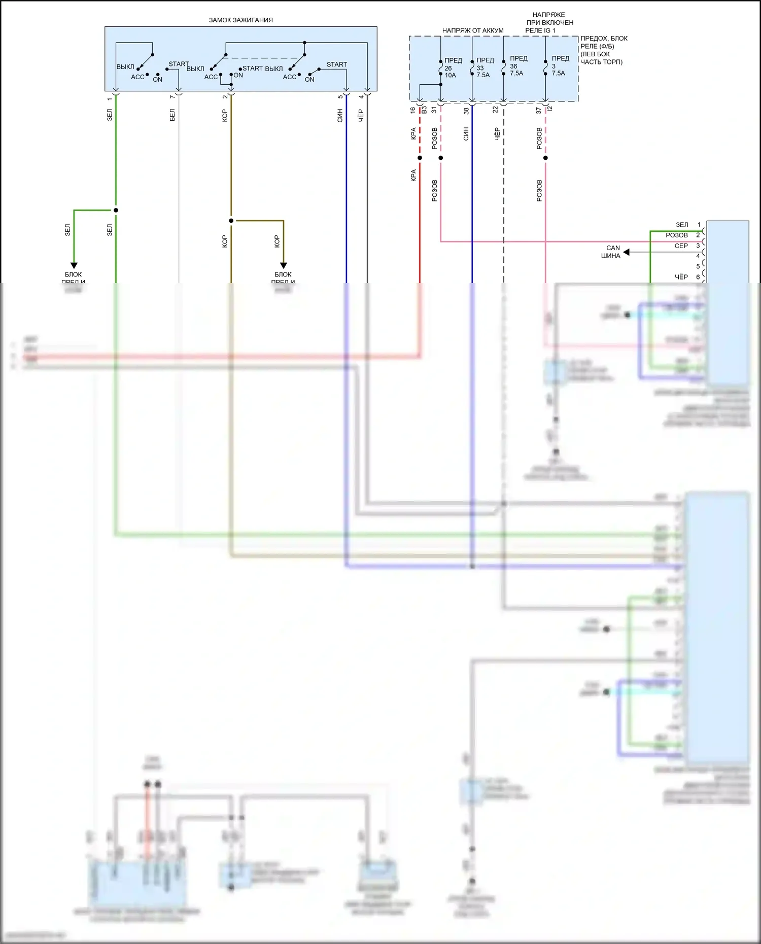 WRX Subaru VB (2021-2024): Электросхема центрального замка, без системы бесключевого доступа (5 из 5) 