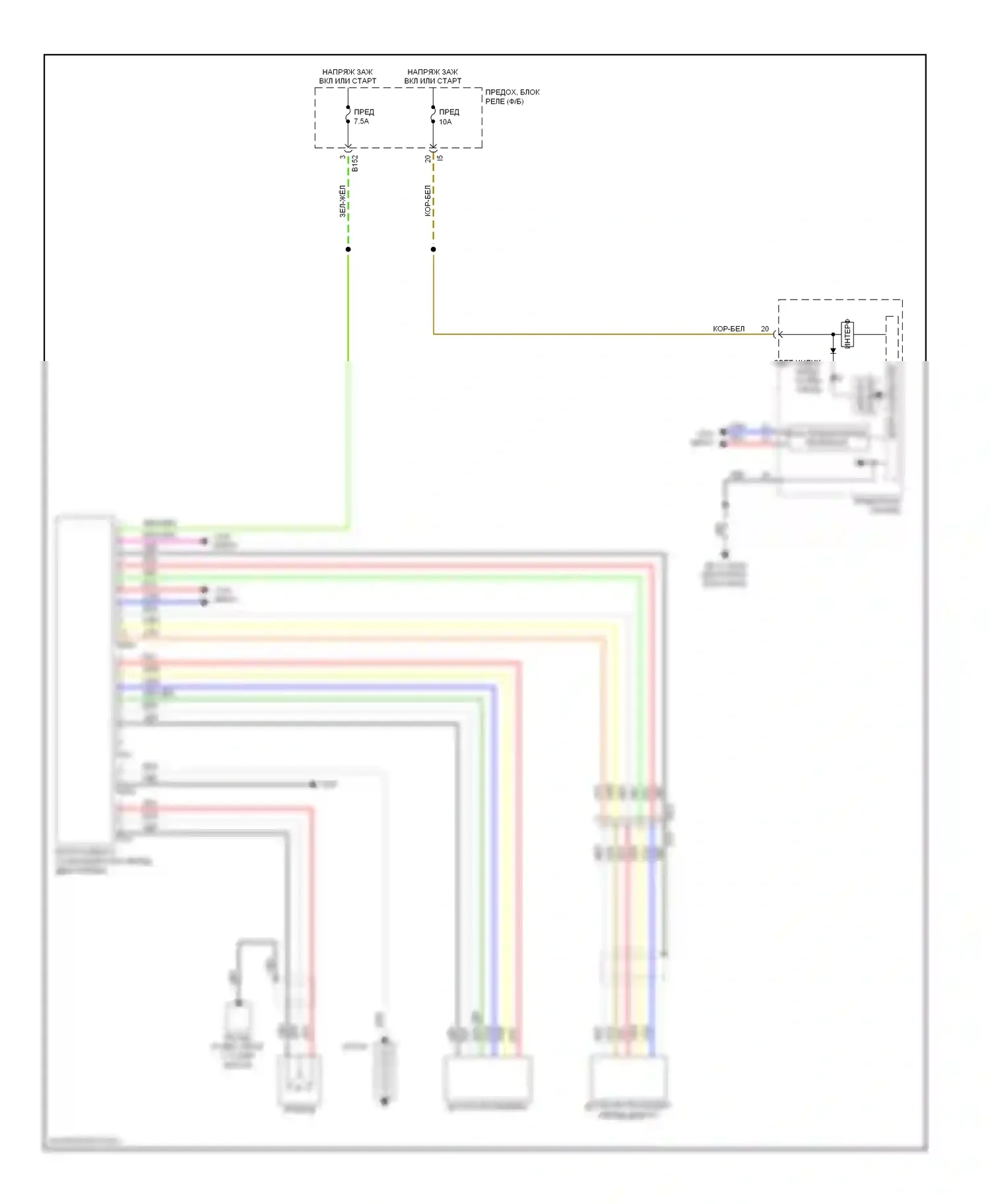 XV Subaru GP (2011-2016): Электросхема электроусилителя руля, без hev 