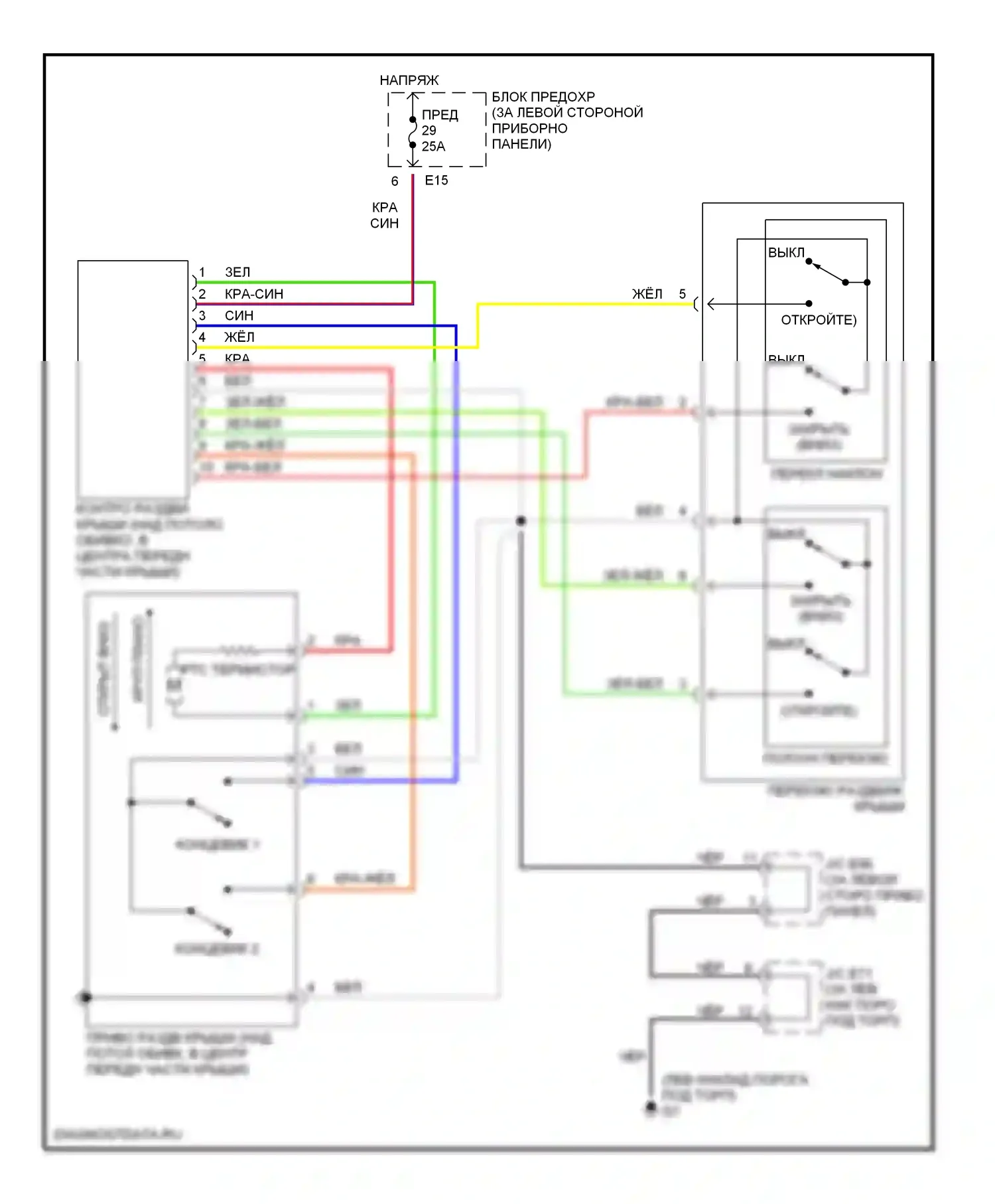 Esteem Suzuki I (1995-2004): Складная крыша/цепи штриховки 