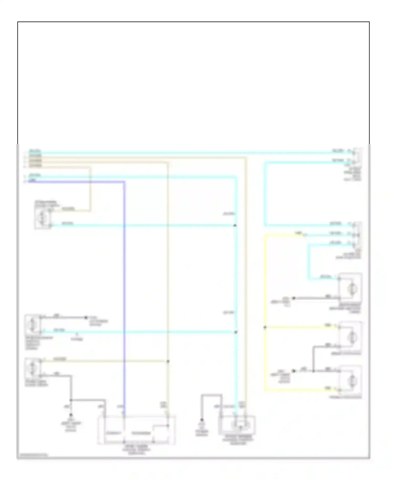 Forenza Suzuki I (2003-2008): Электросхема фар и фонарей, notchback (2 из 2) 
