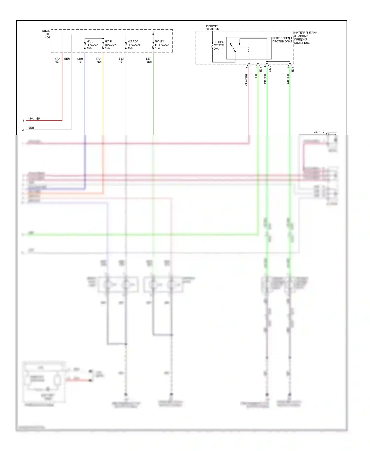 Kizashi Suzuki I (2009-2014): Электросхема фар (2 из 2) 