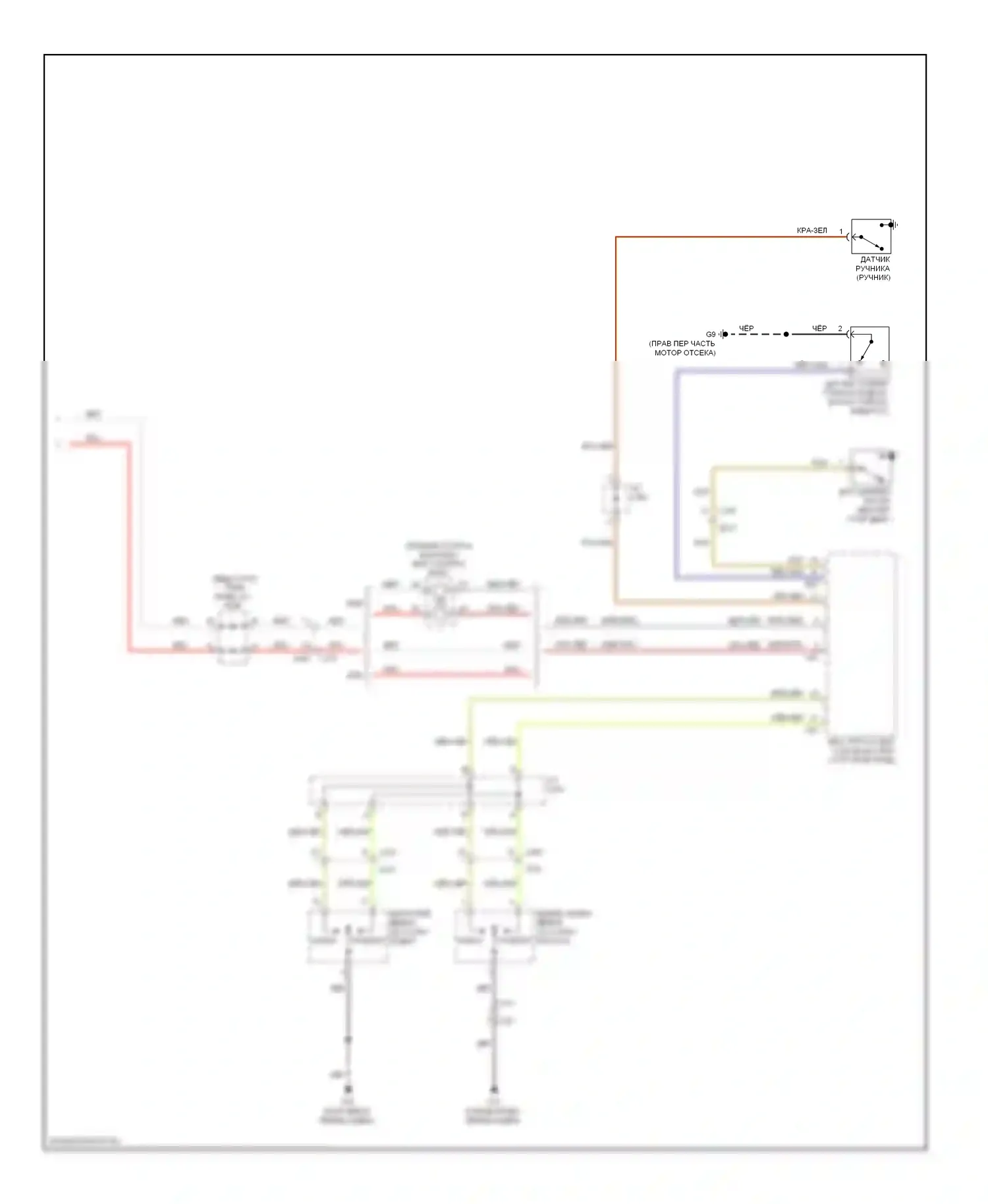 Kizashi Suzuki I (2009-2014): Электросхема приборной панели (2 из 2) 