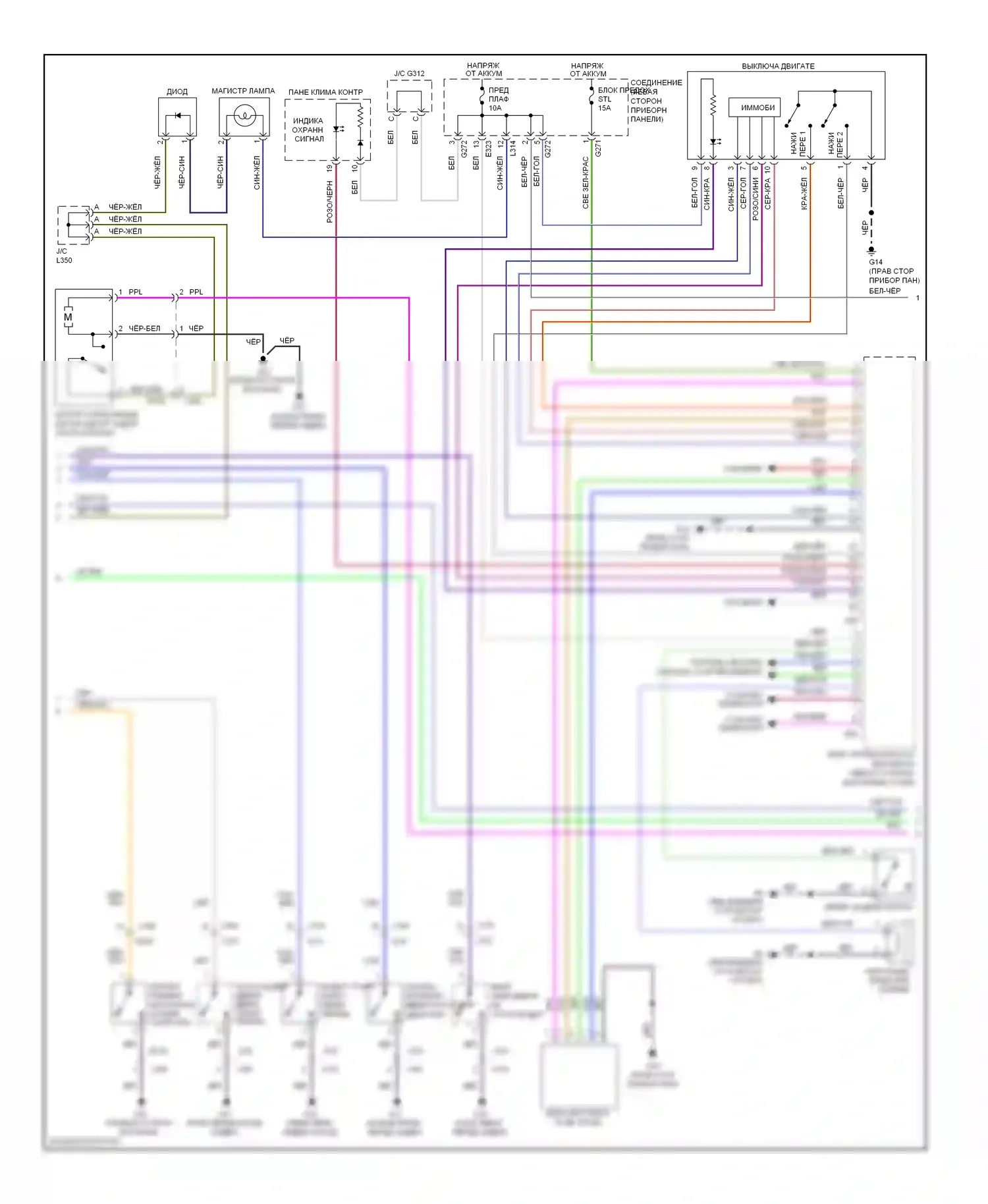 Kizashi Suzuki I (2009-2014): Сигнализации электросхема (2 из 3) 