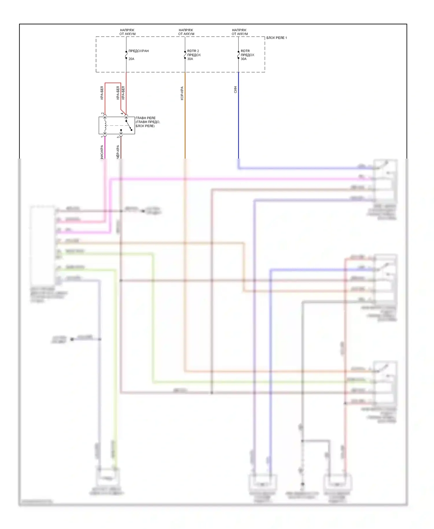 Kizashi Suzuki I (2009-2014): Электросхема вентилятора охлаждения 