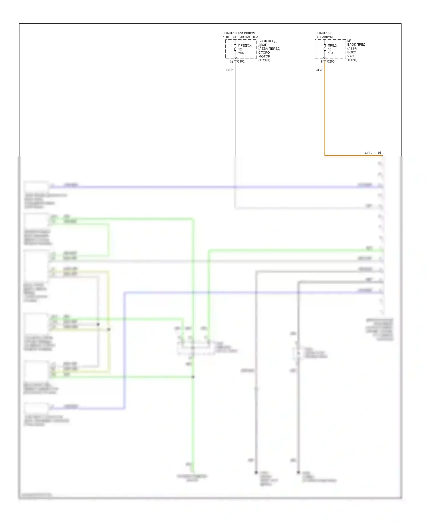 Verona Suzuki I (2003-2006): Can шина электросхема 
