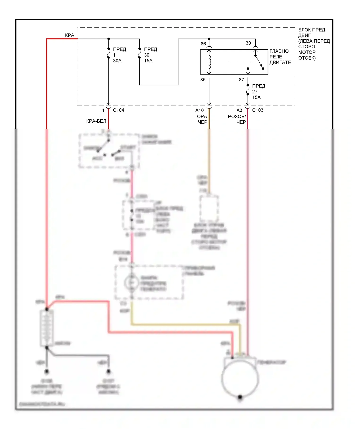 Verona Suzuki I (2003-2006): Электросхема генератора 