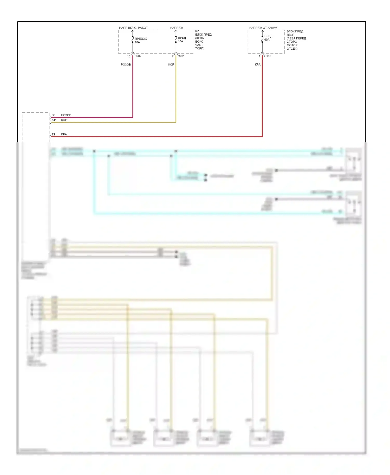 Verona Suzuki I (2003-2006): Электросхема центрального замка 