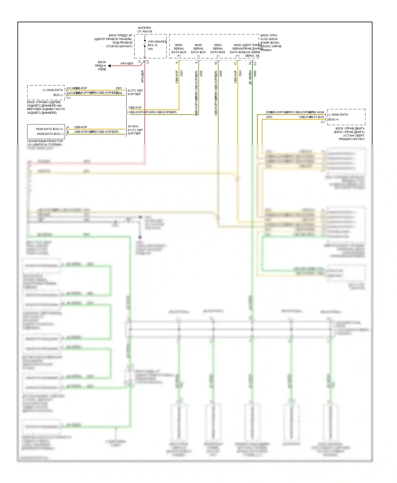 XL7 Suzuki II (2006-2009): Can шина электросхема 