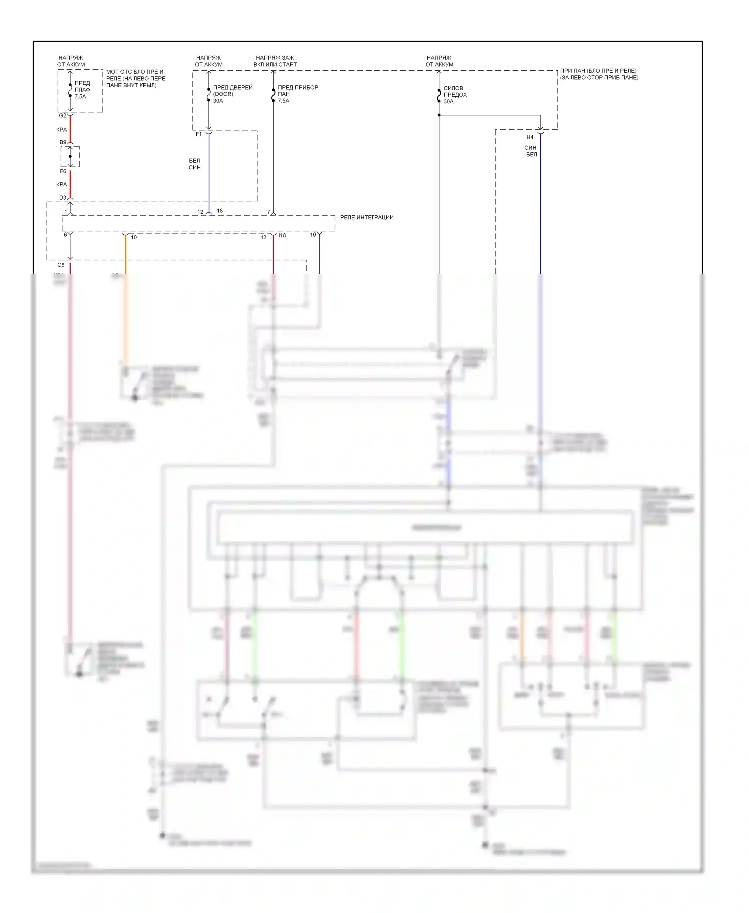 Avalon Toyota XX10 рестайлинг (1997-2000): Складная крыша/цепи штриховки 