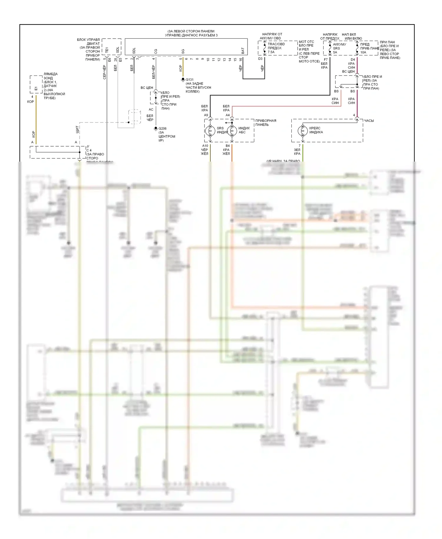Avalon Toyota XX10 (1994-1997): Can шина 