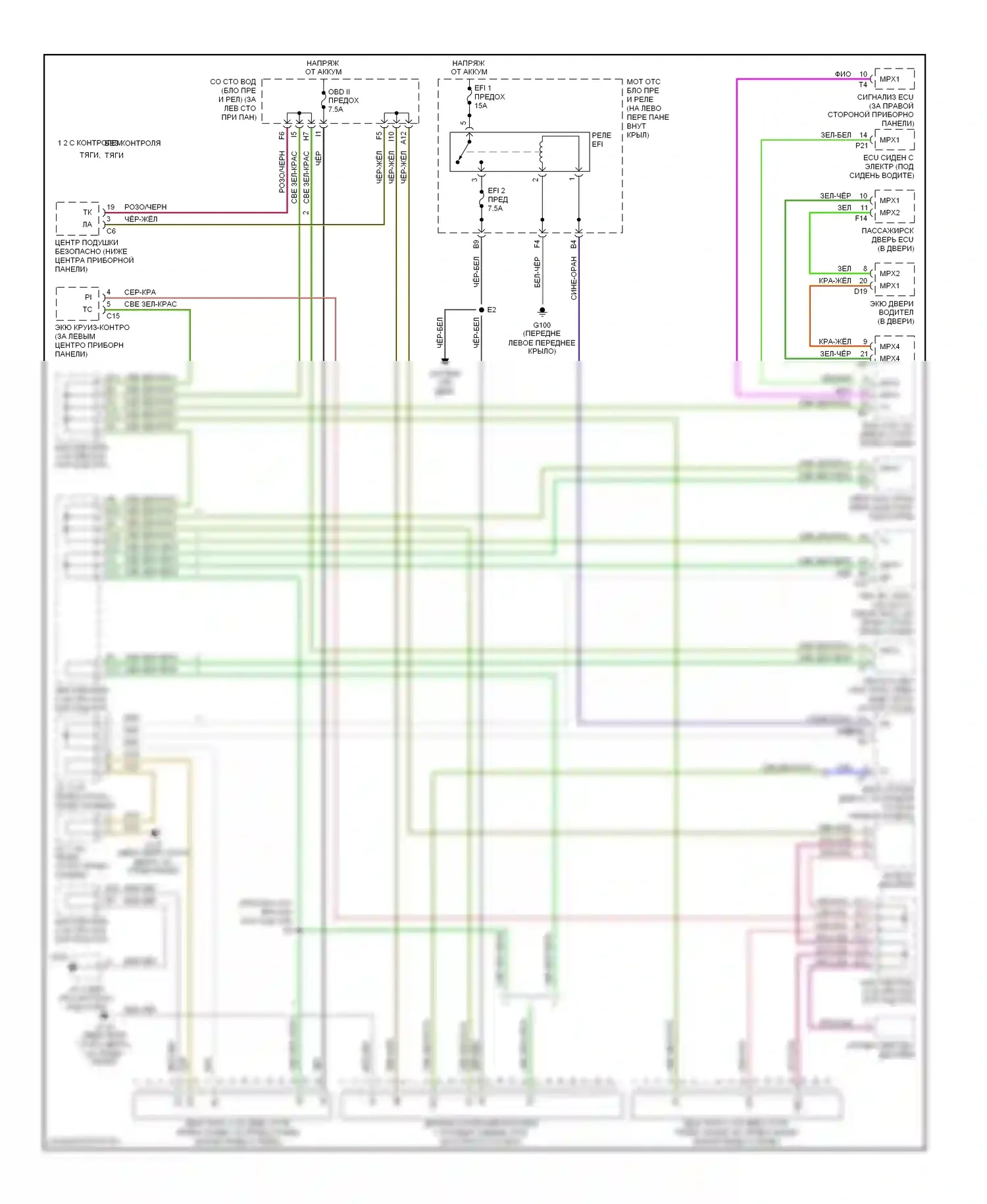 Avalon Toyota XX20 (1999-2002): Can шина 