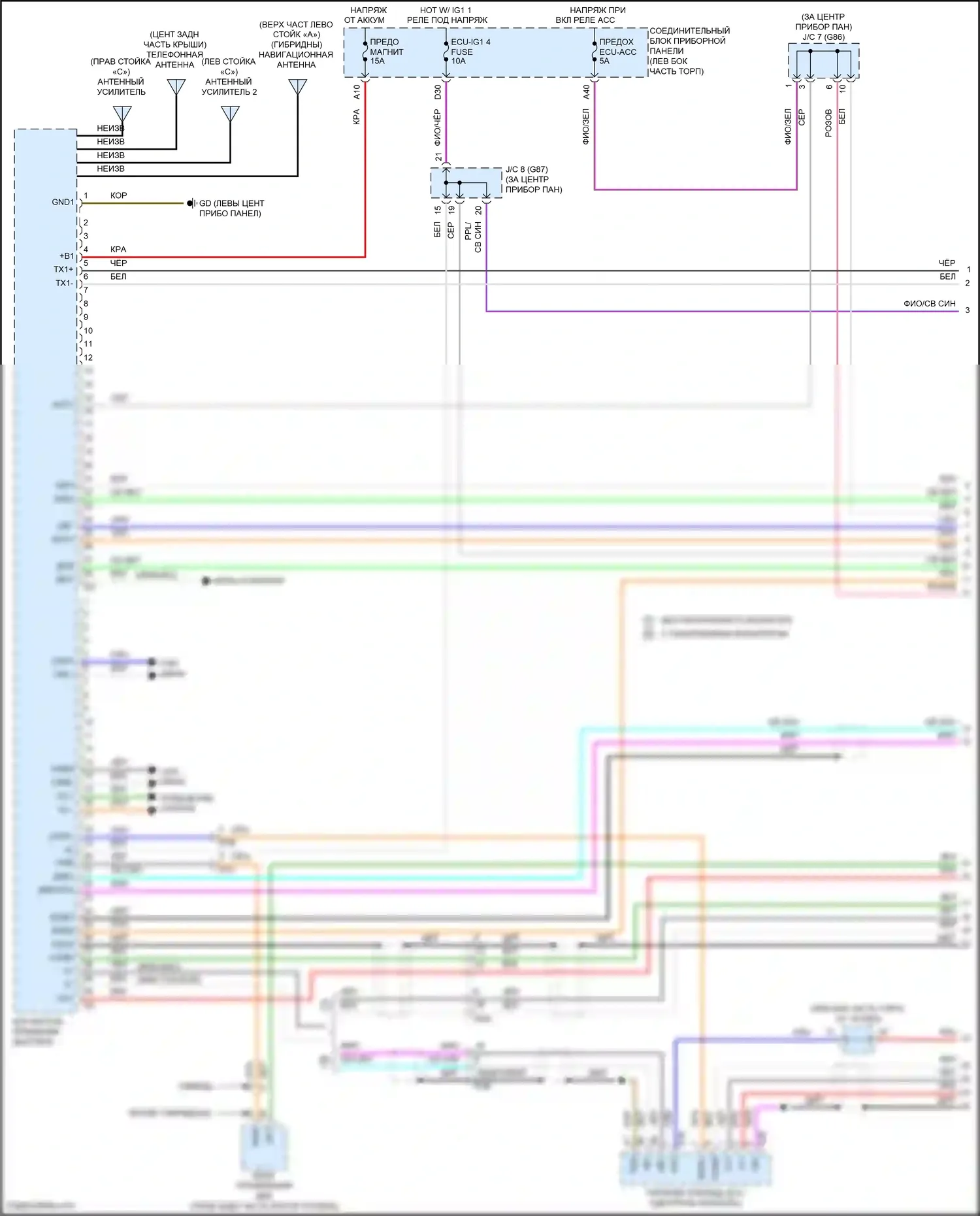 Avalon Toyota XX50 (2018-2024): Магнитола, с навигацией (1 из 6) 