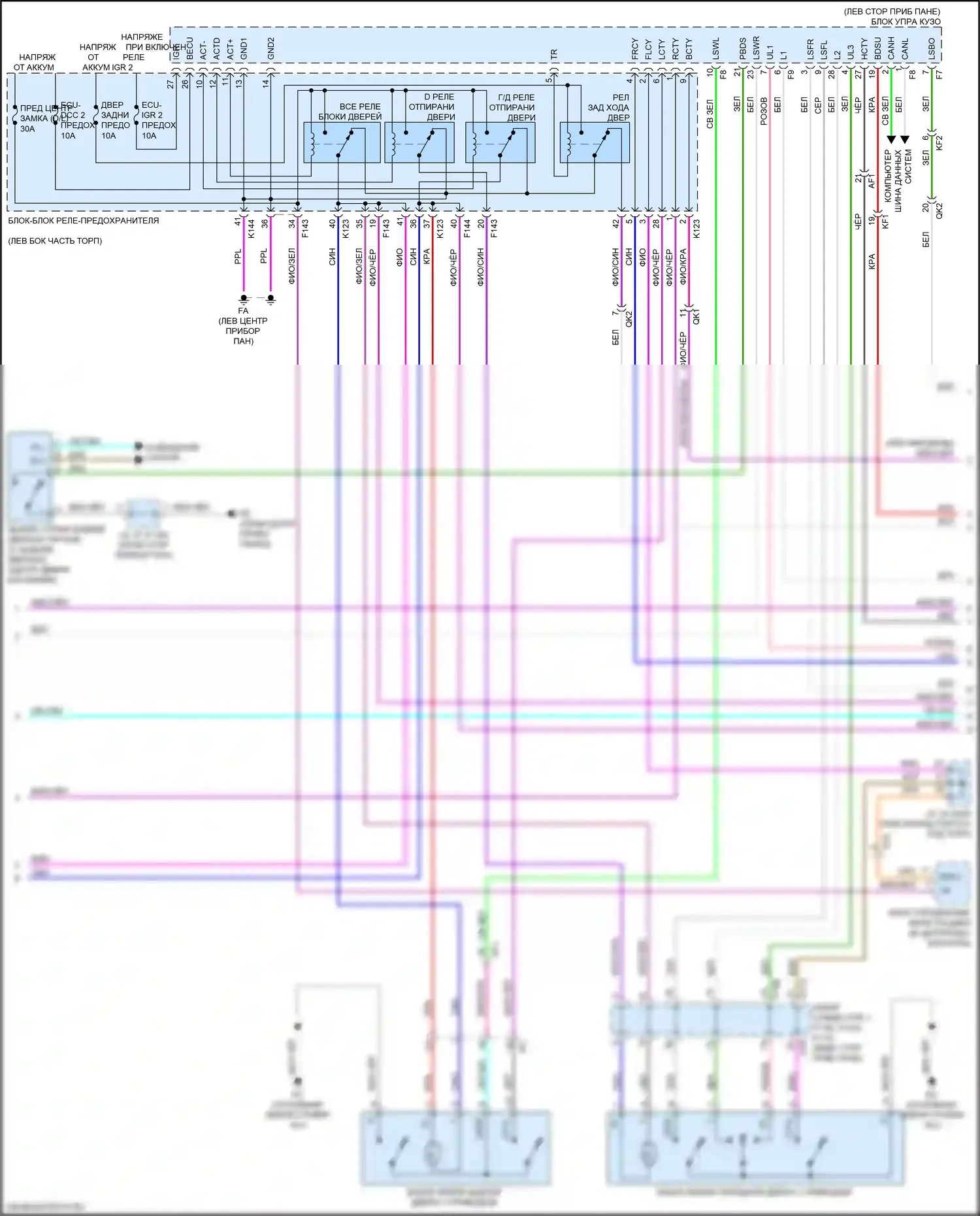 bZ4X Toyota I (2022-2024): Электросхема с защитой от взлома, с системой интеллектуальных ключей (2 из 5) 