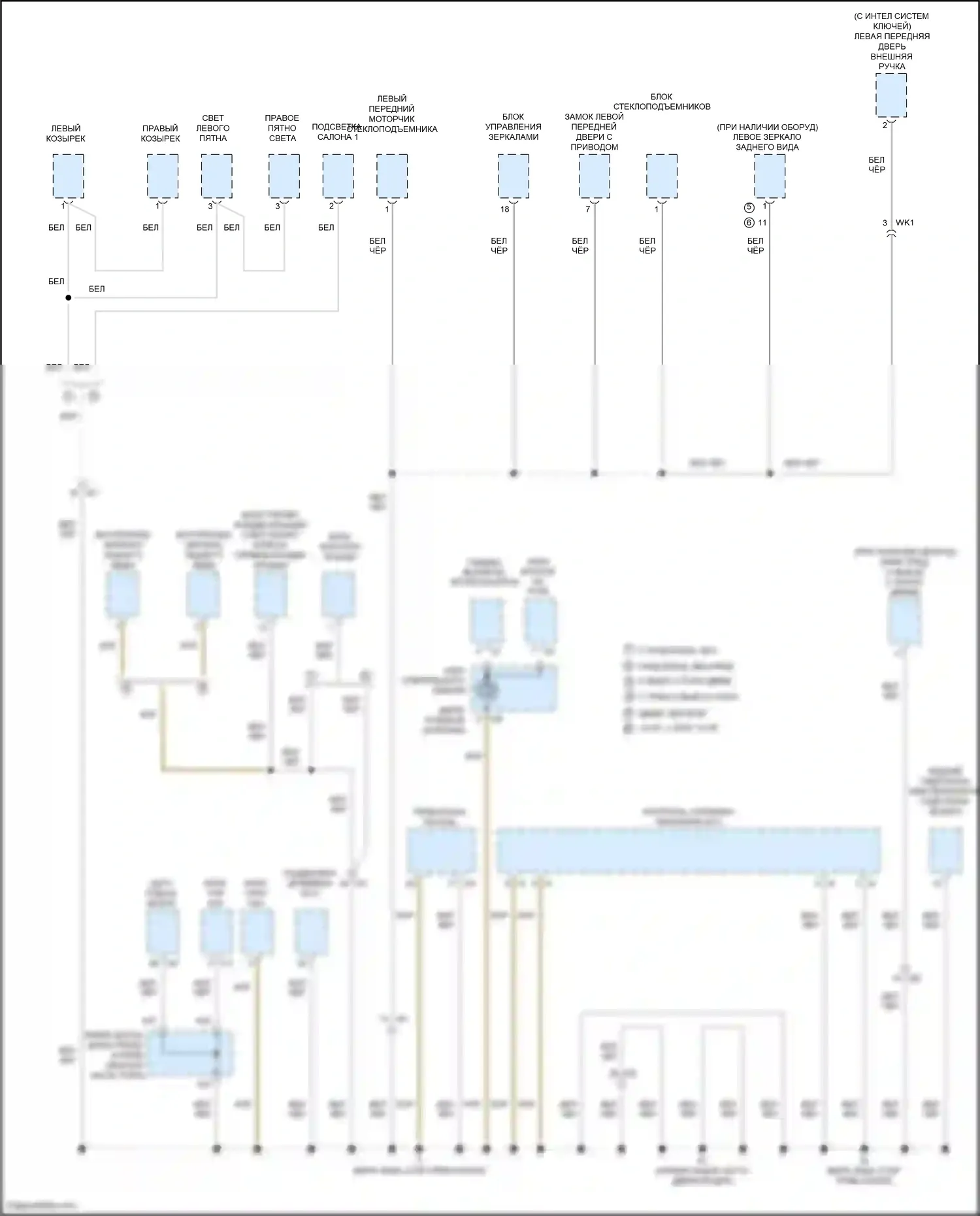 Camry US Market Toyota XV50 рестайлинг (2014-2017): Электросхема разводки массы, гибридная (5 из 5) 