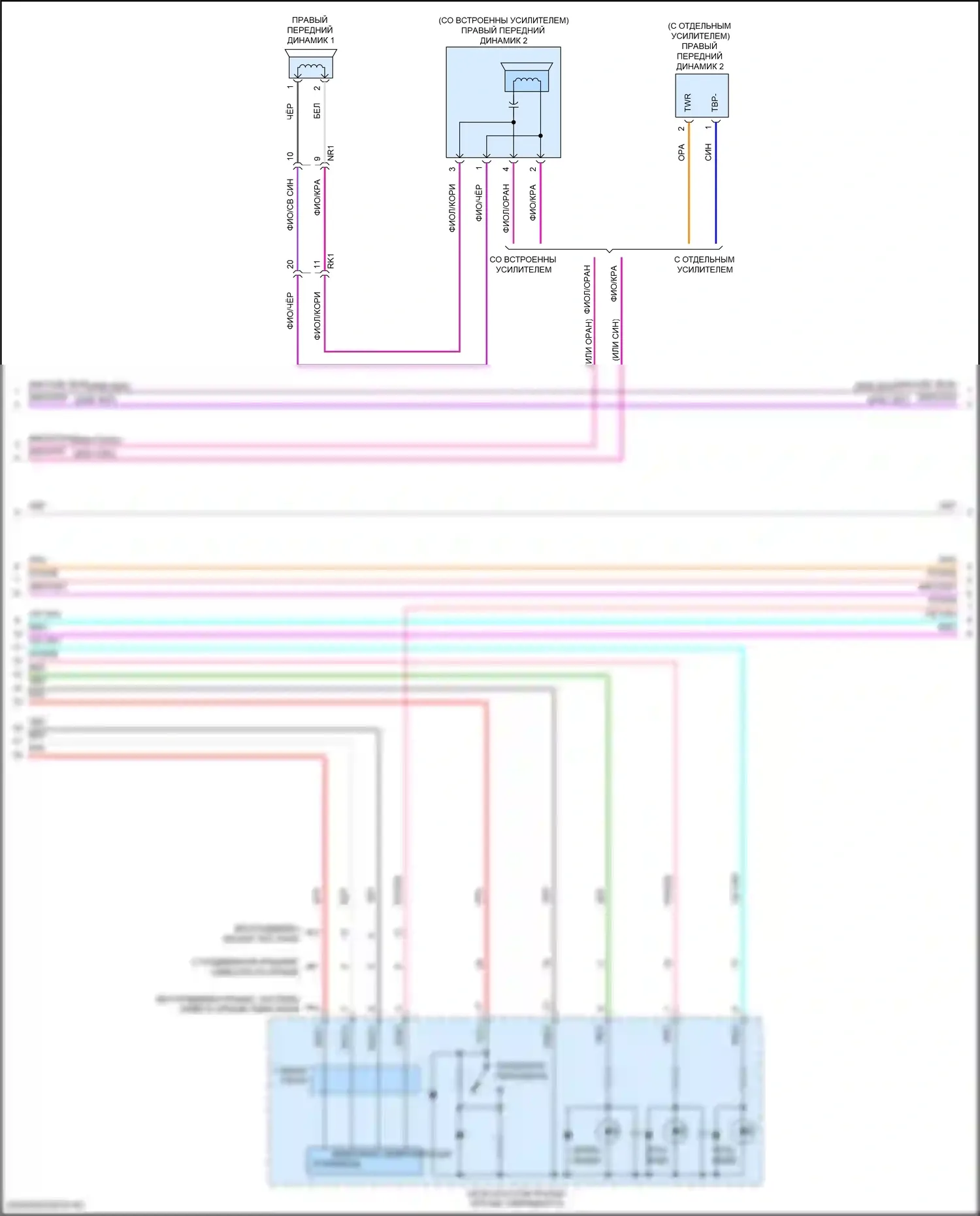 Camry US Market Toyota XV70 (2017-2020): Электросхема телематики (2 из 3) 