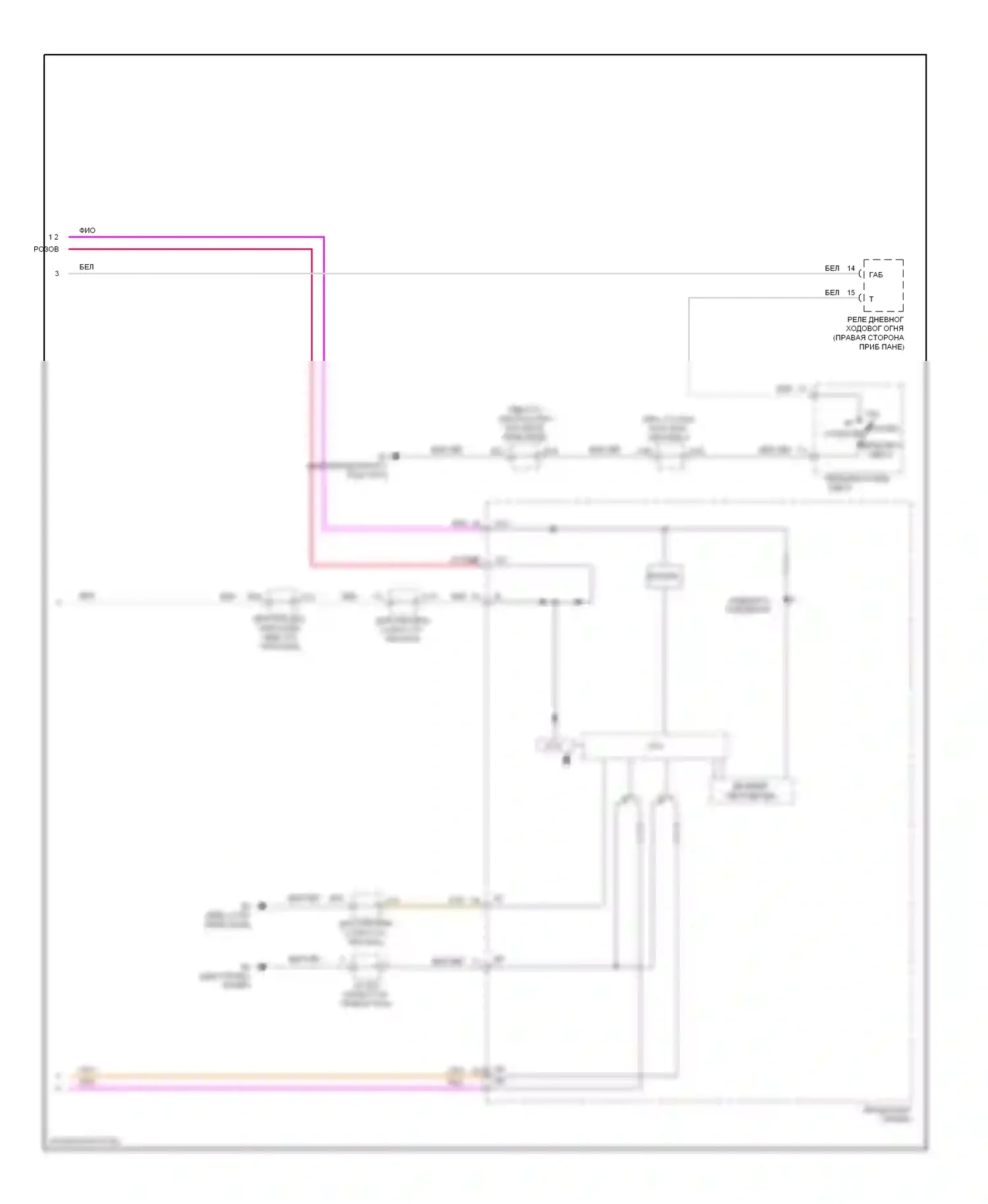 Corolla Toyota X рестайлинг (2010-2013): Электросхема подсветки приборной панели, tmc made (2 из 2) 