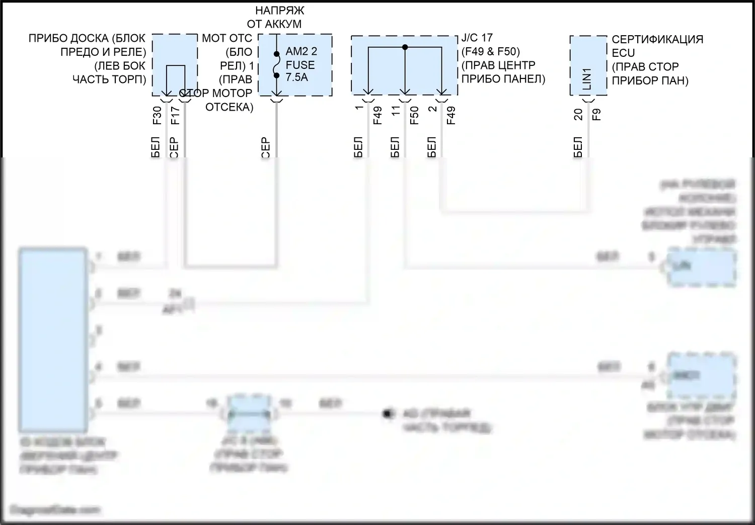 GR86 Toyota I (2021-2024): Электросхема иммобилайзера 