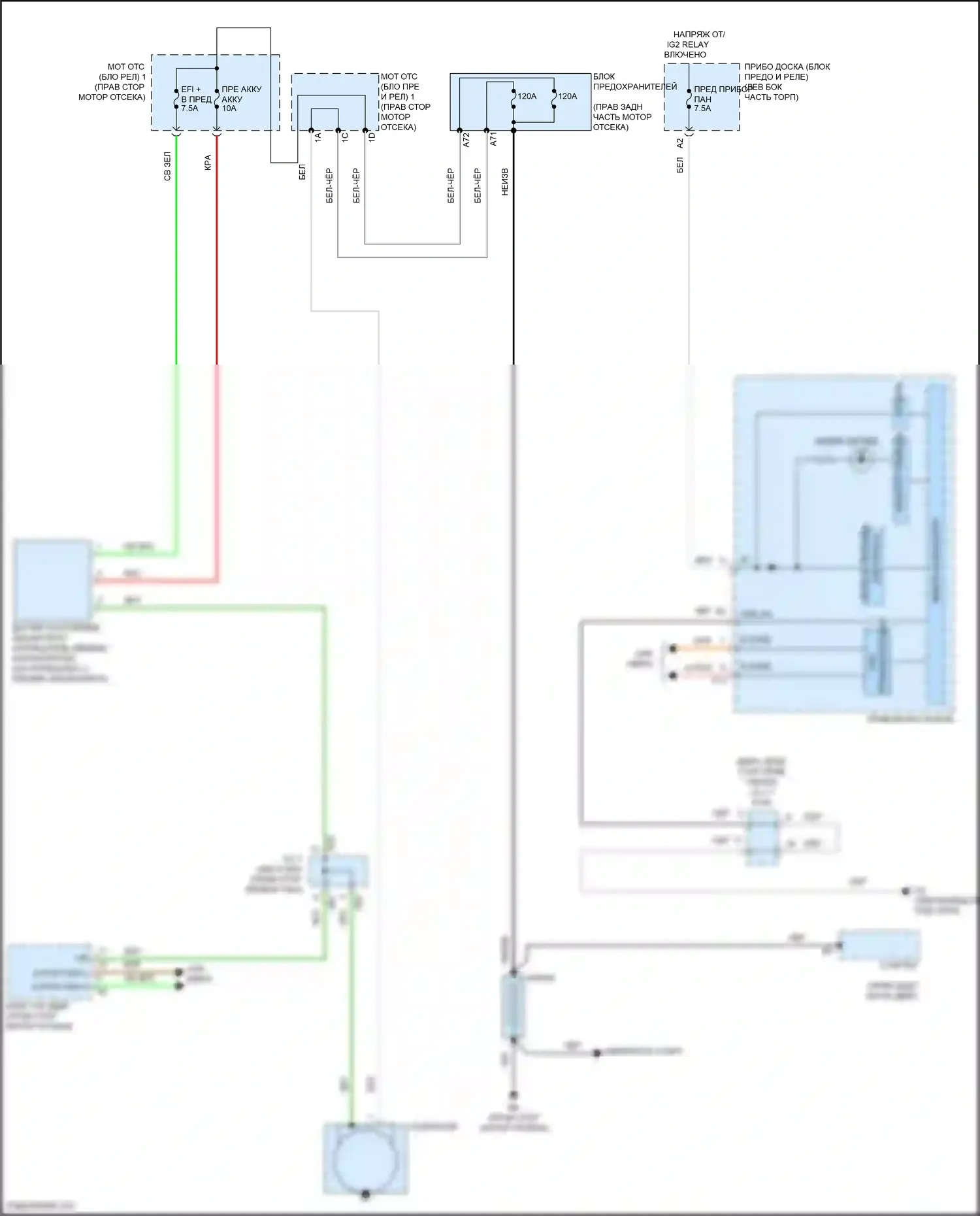 GR86 Toyota I (2021-2024): Электросхема генератора 