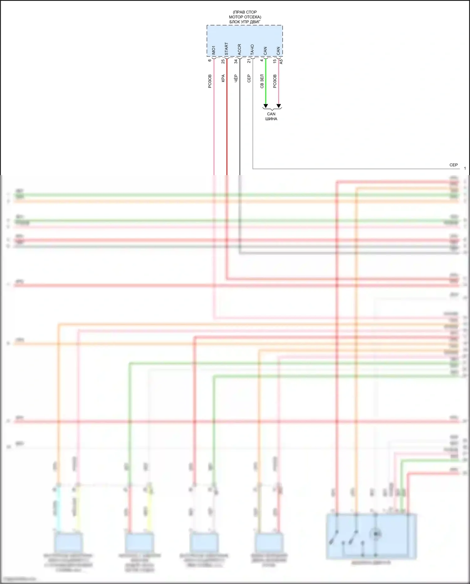 GR86 Toyota I (2021-2024): Электросхема центрального замка, с интеллектуальной системой ключей (5 из 6) 