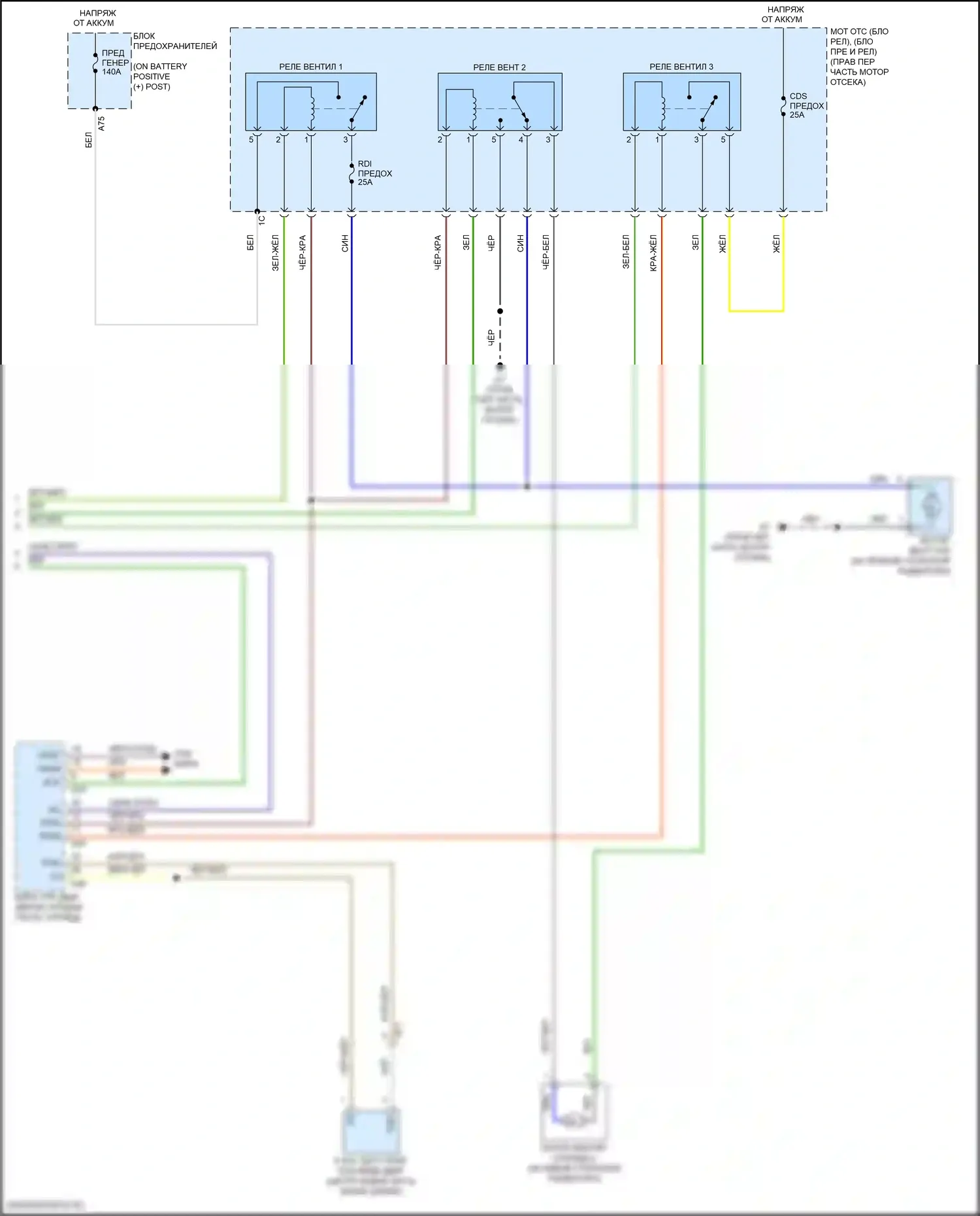 GT86 Toyota I рестайлинг (2016-2024): Электросхема климат контроля (4 из 4) 