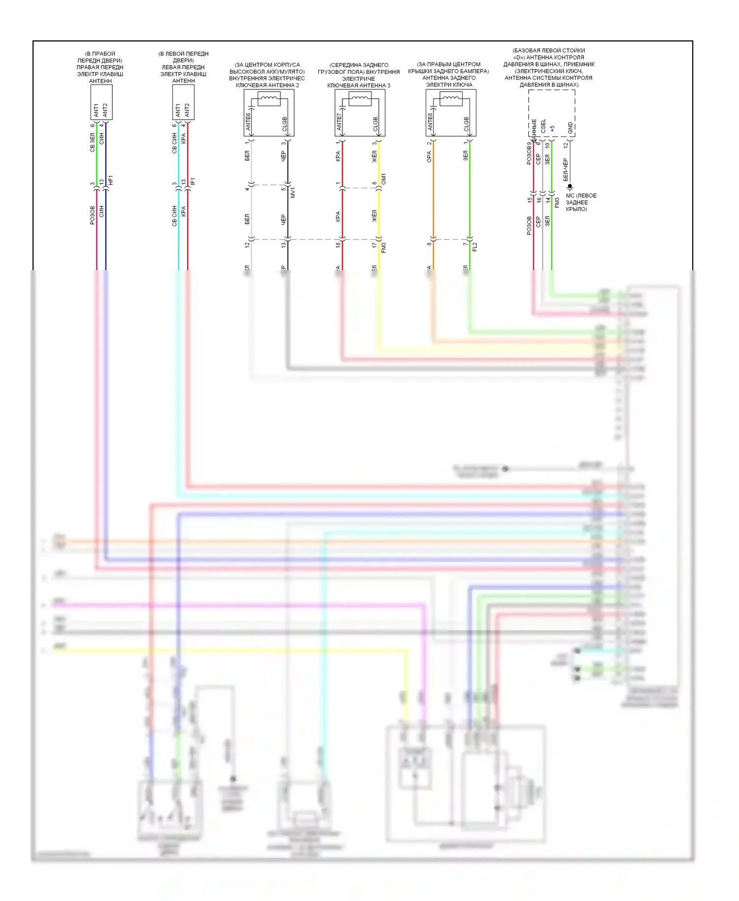 Highlander Toyota III (2013-2016): Электросхема защиты от взлома, гибридная (5 из 5) 