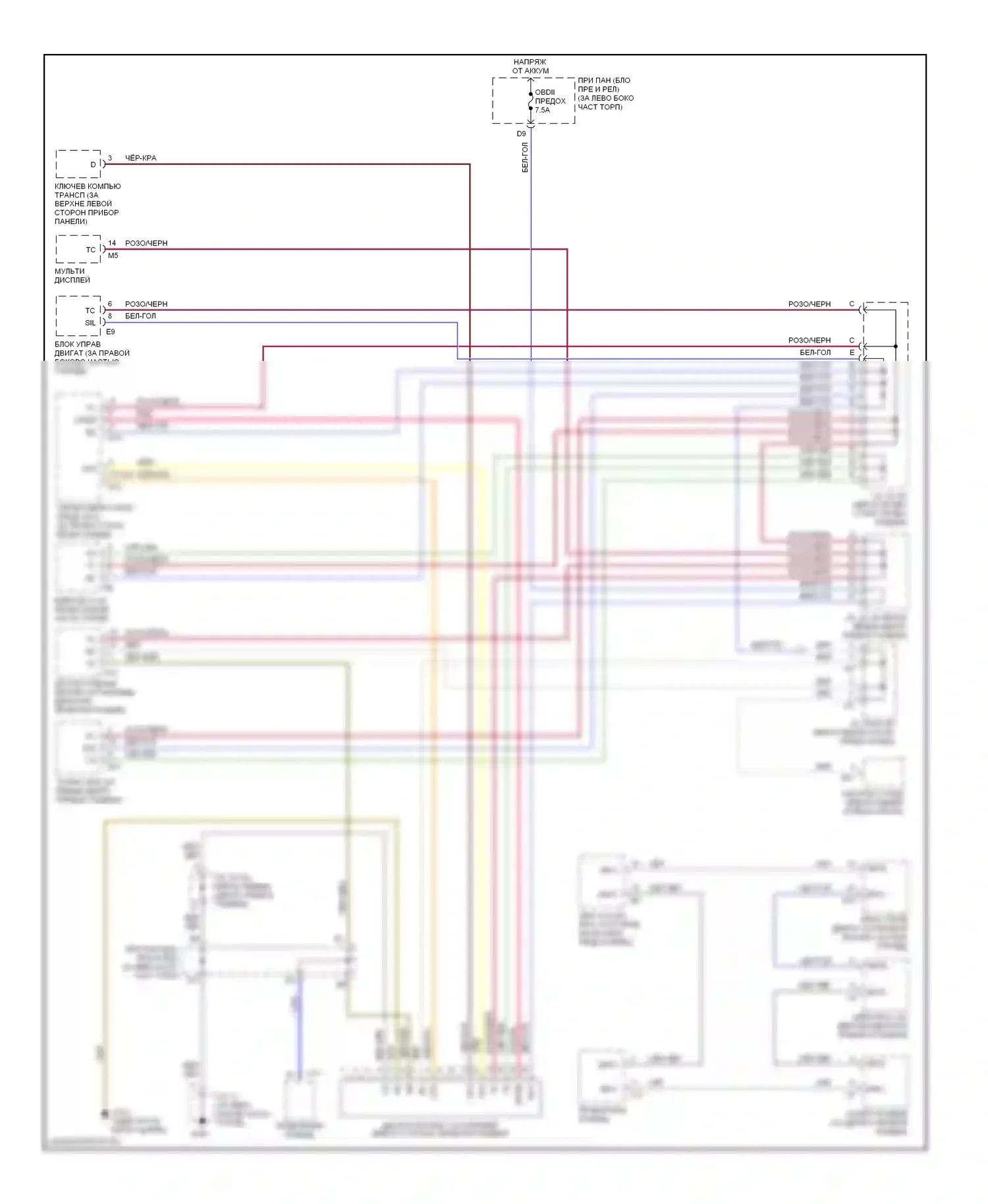 Prius Toyota I рестайлинг (2000-2003): Can шина 