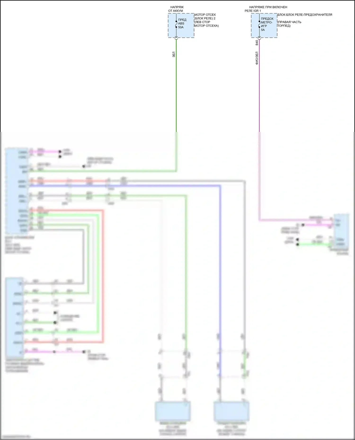 Sequoia Toyota III (2022-2024): Электрический ручник электросхема 