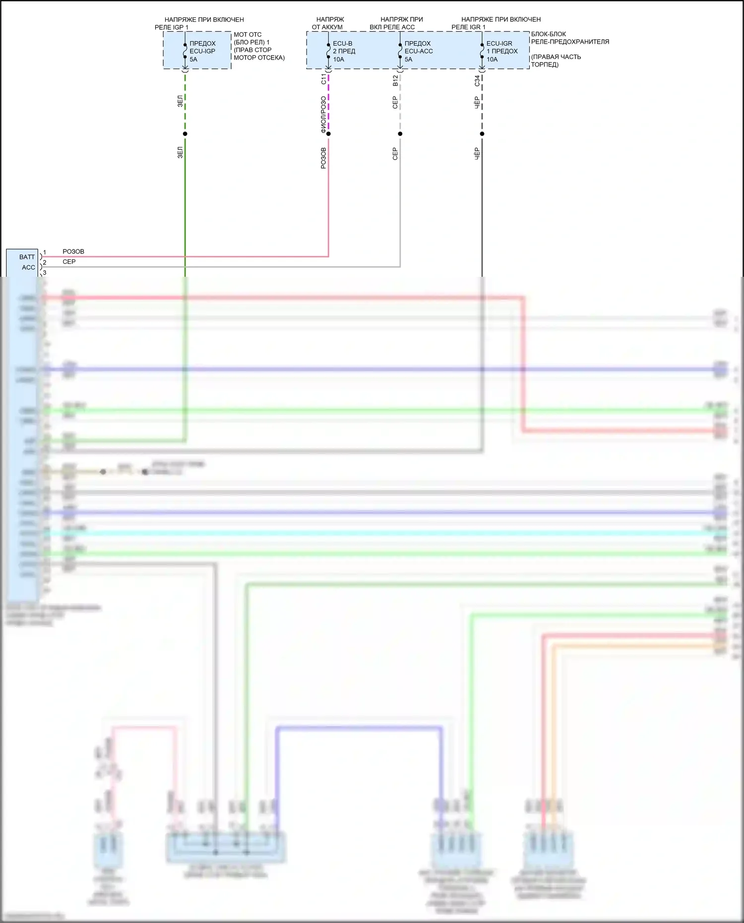 Sequoia Toyota III (2022-2024): Can шина электросхема (1 из 6) 