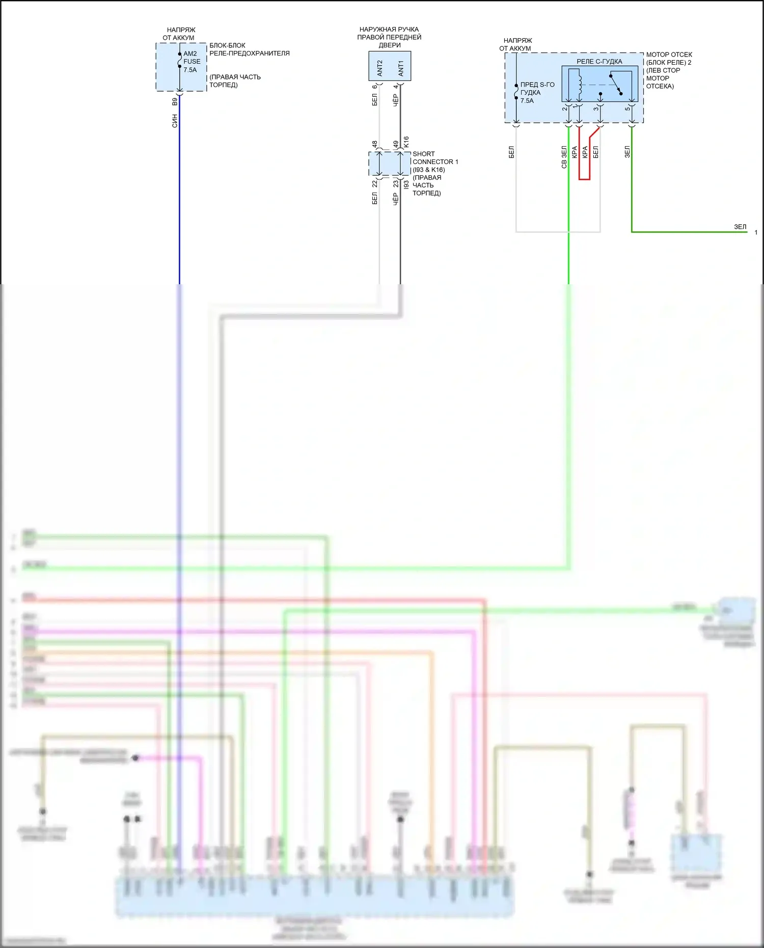 Sequoia Toyota III (2022-2024): Электросхема защиты от взлома (5 из 6) 