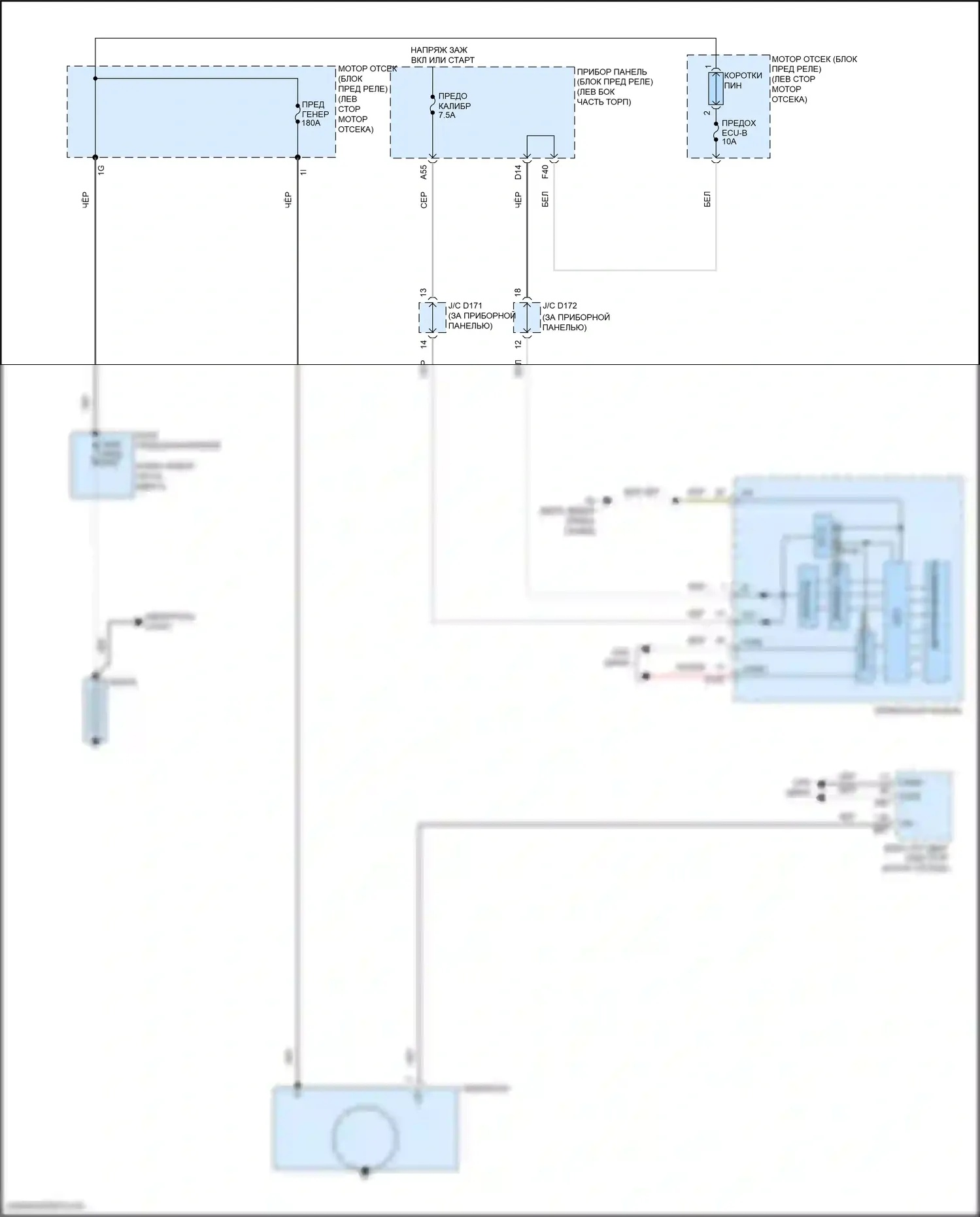 Sienna Toyota III рестайлинг 2 (2017-2020): Электросхема генератора 