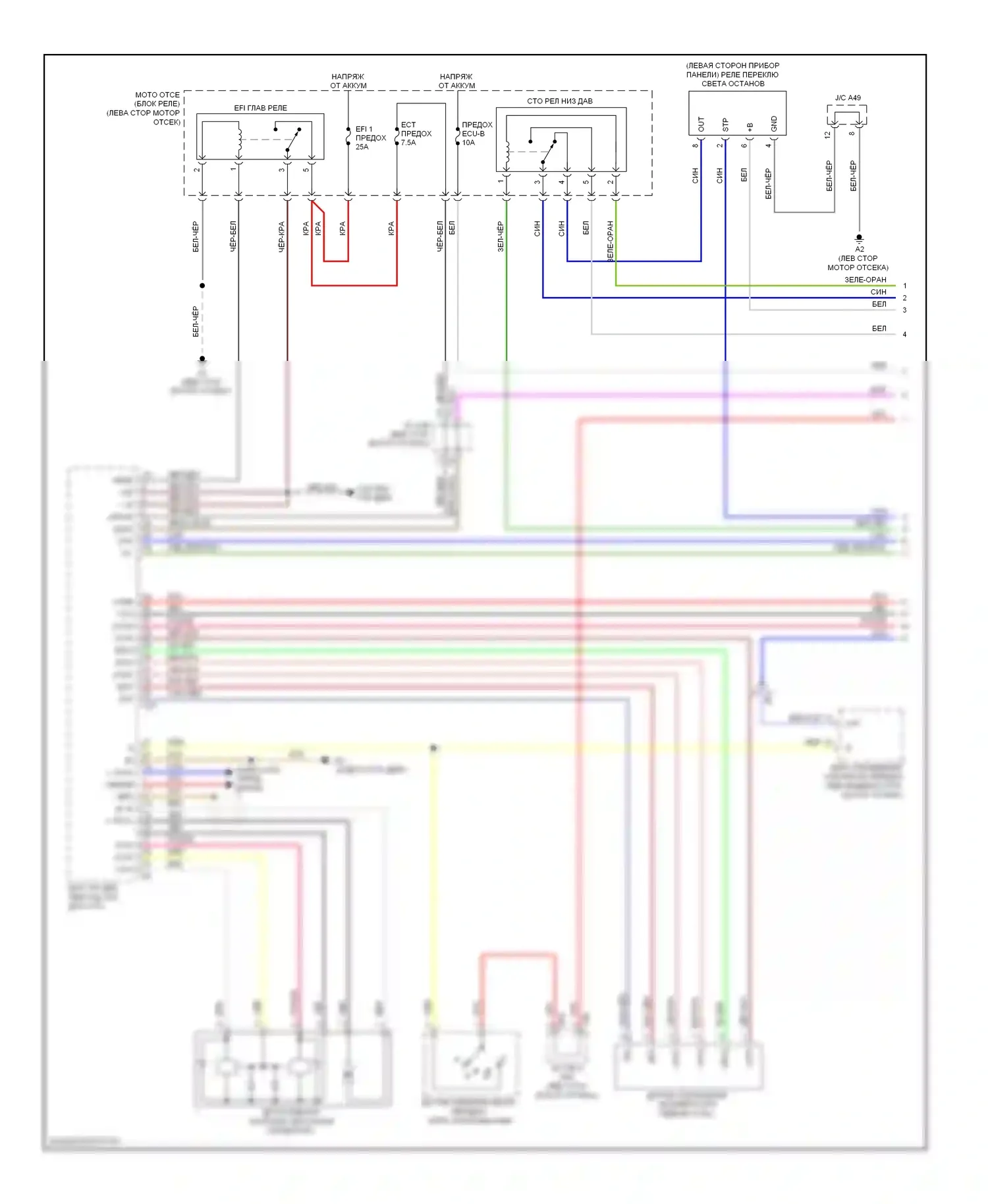 Sienna Toyota III (2010-2014): 3.5l, динамическая электросхема лазерного круиз-контроля (1 из 3) 
